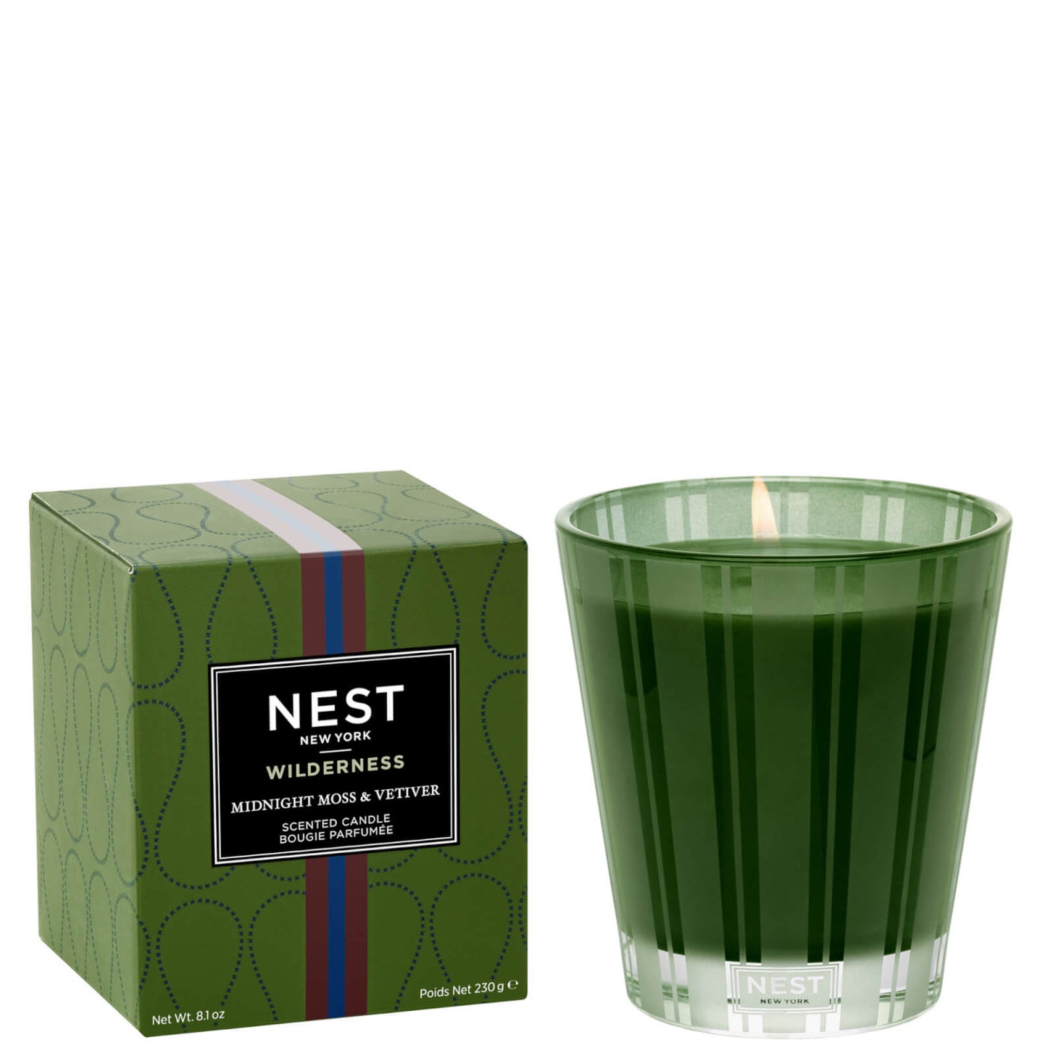 NEST New York Midnight Moss and Vetiver Votive Candle 70g LOOKFANTASTIC