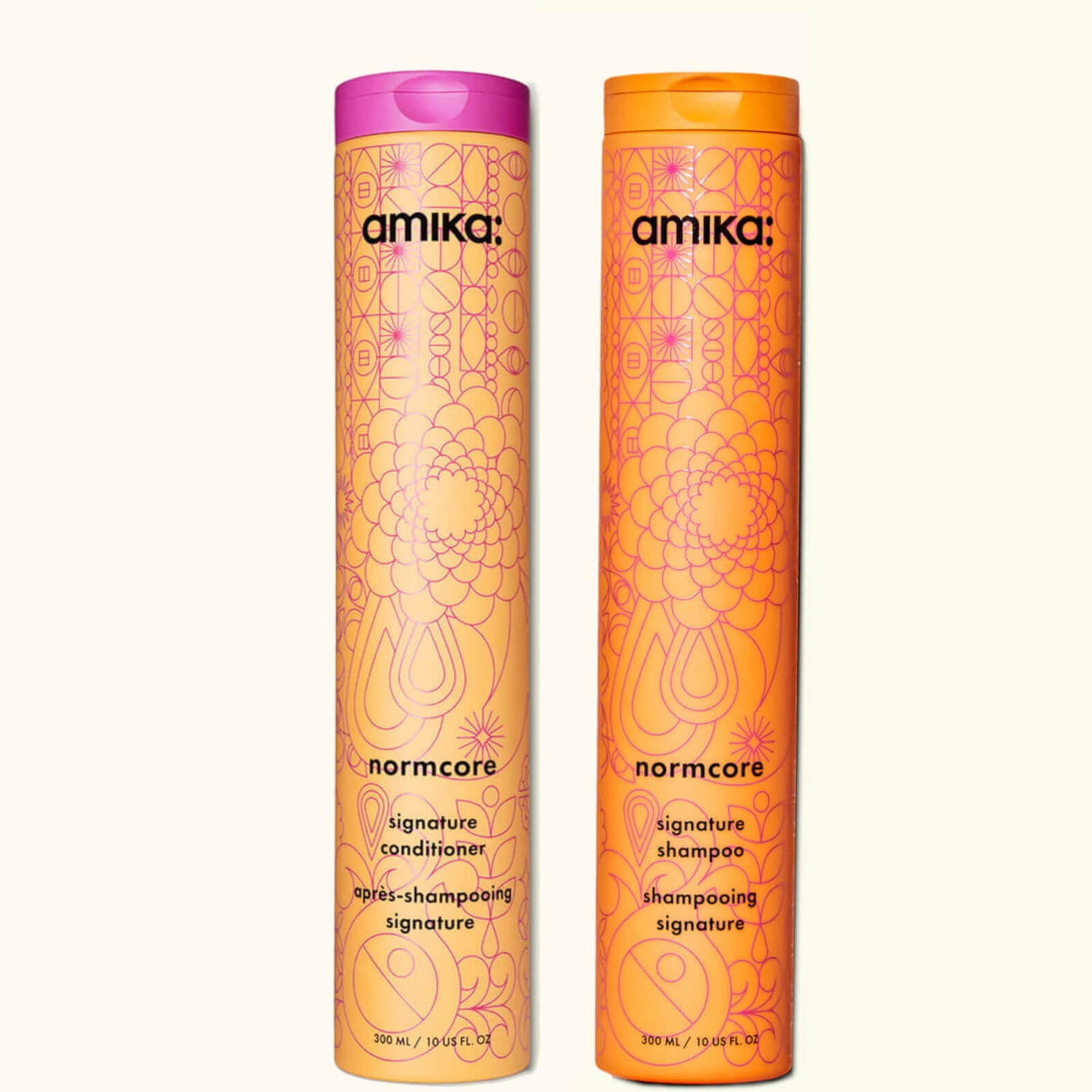 amika Normcore Signature Shampoo 300ml and Conditioner 300ml Bundle