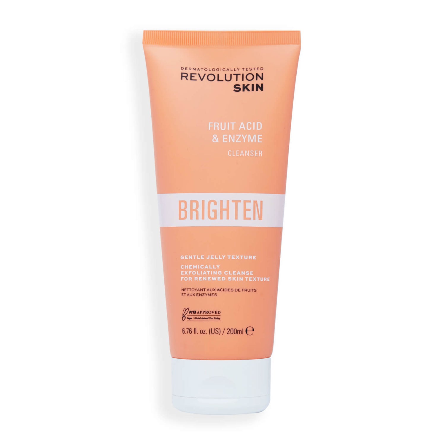 Revolution Skincare Fruit Acid and Enzyme Cleanser 200ml LOOKFANTASTIC