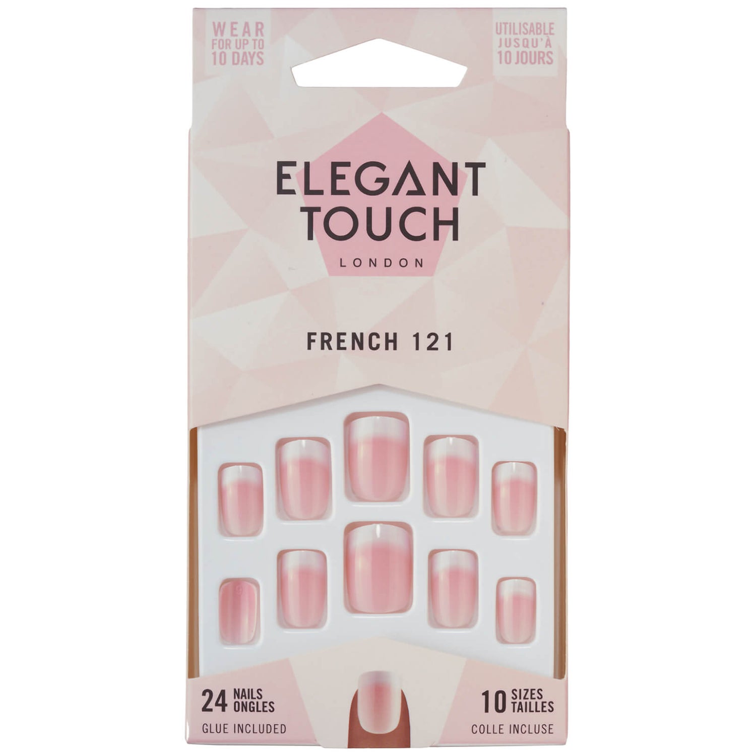 Elegant Touch French Nail Kit French 121 LOOKFANTASTIC