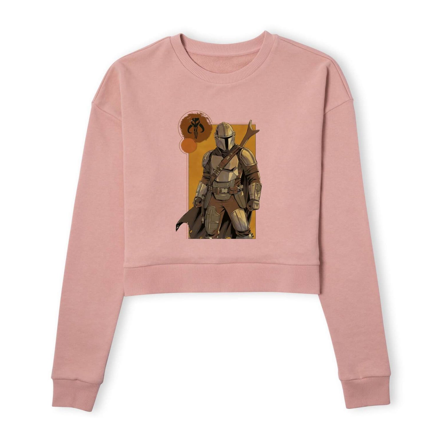 Felpa Star Wars The Mandalorian Per Donna, Con Scollo A Cappuccio E Stampa Sunrise - Quinto Sole