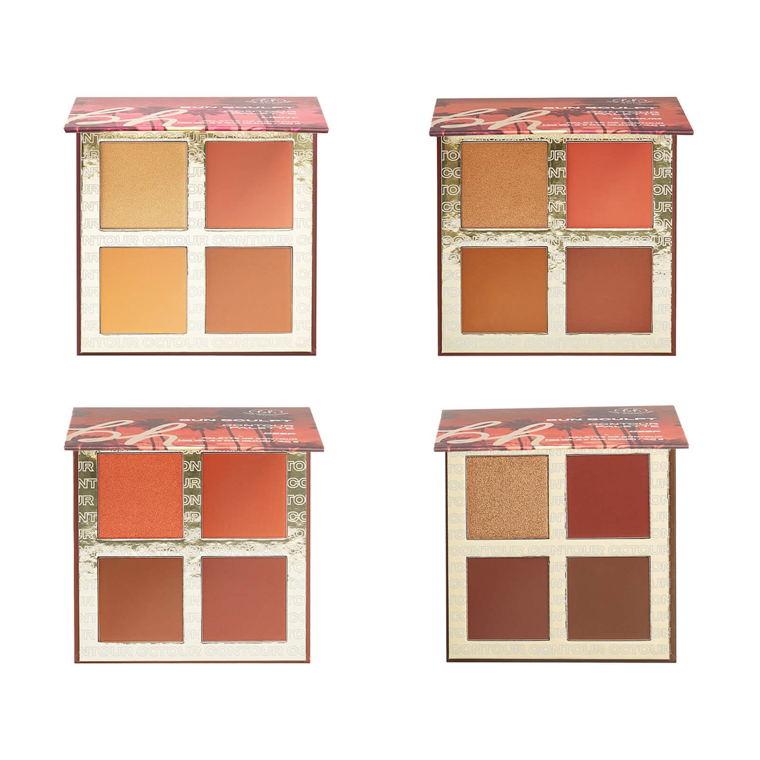 Bh Los Angeles Sun Sculpt Contour Quad Palette lookfantastic 台灣站