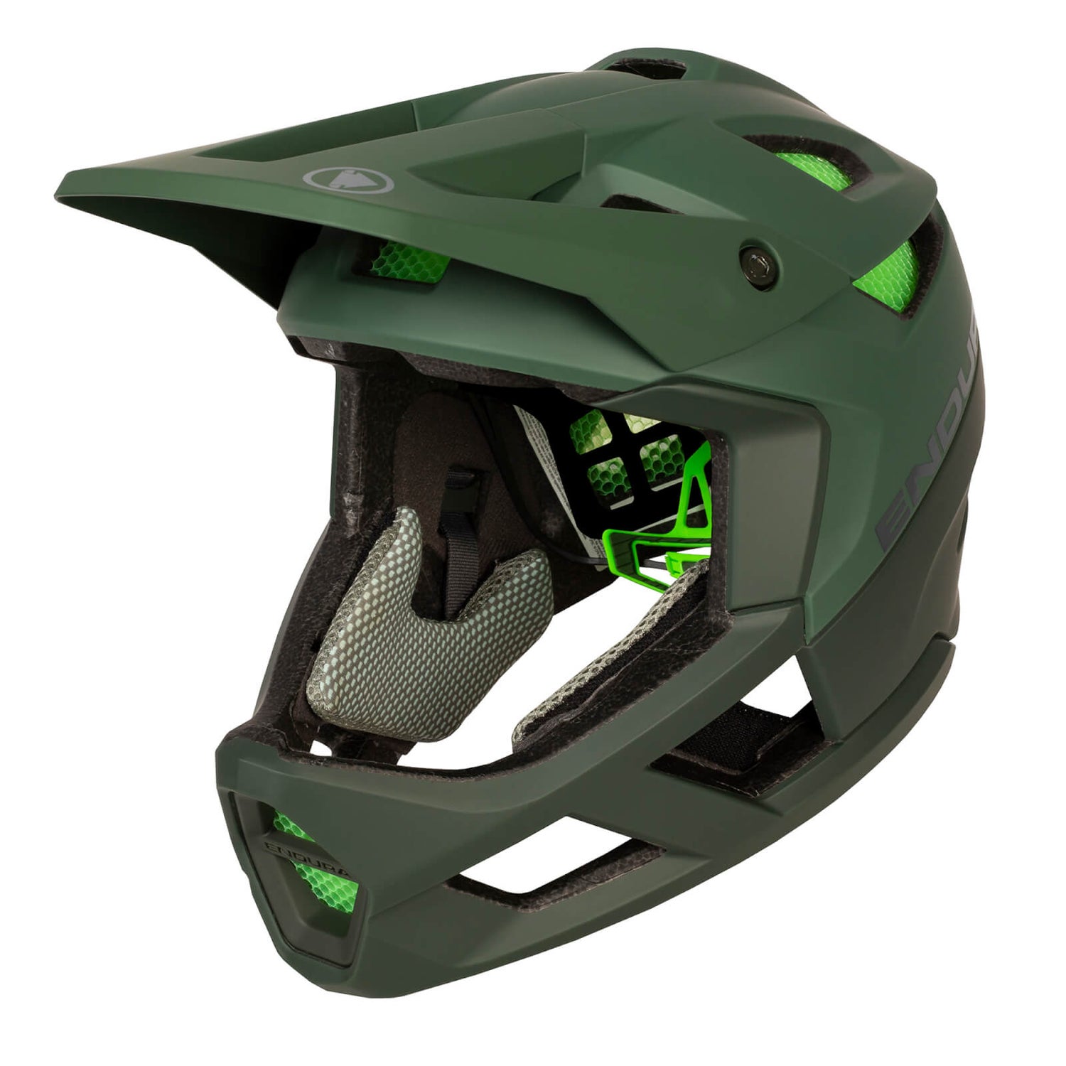 Men's MT500 Full Face MIPS® Helmet - Forest Green | Endura