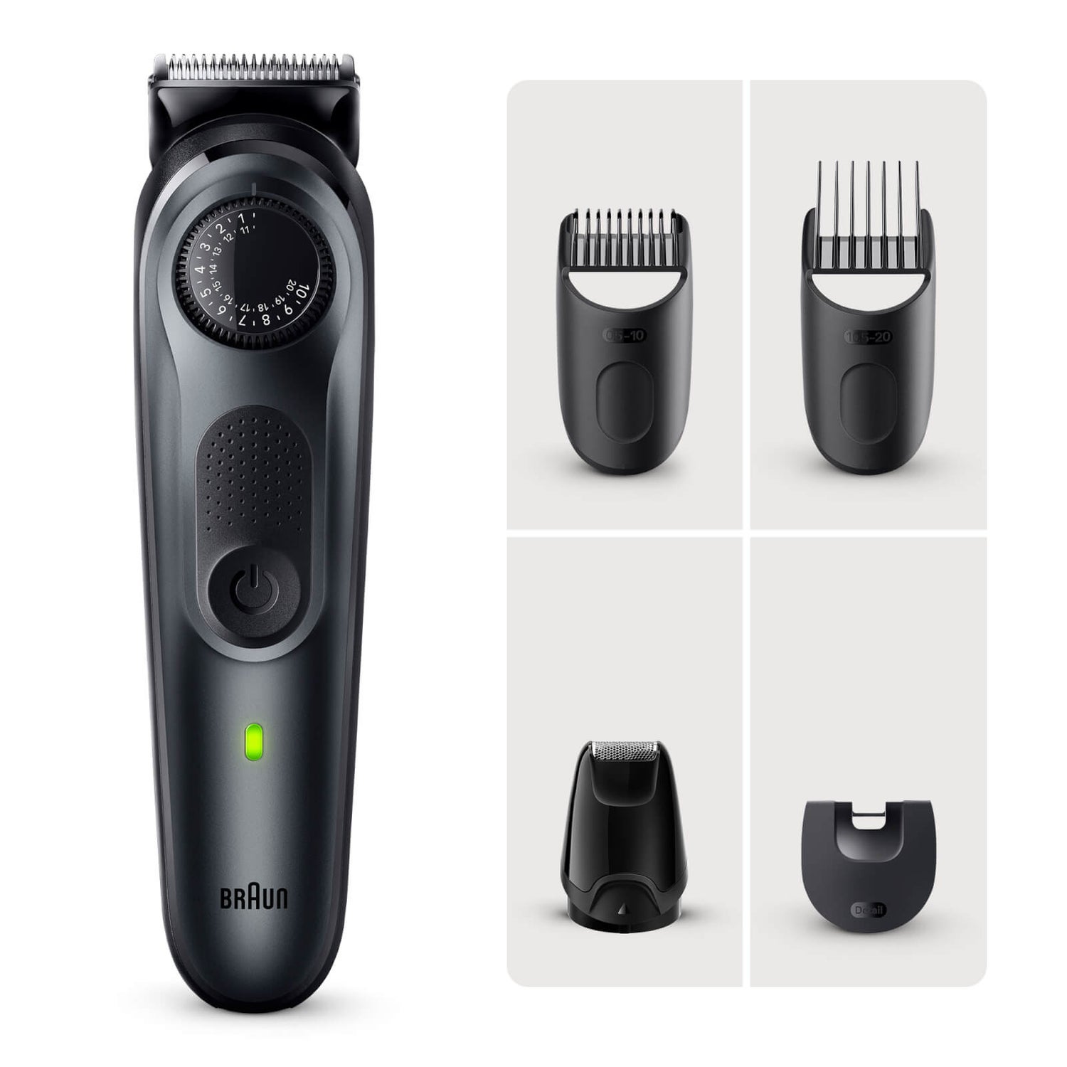 Braun Barttrimmer Series 5 BT5420, Trimmer für Herren mit StylingTools