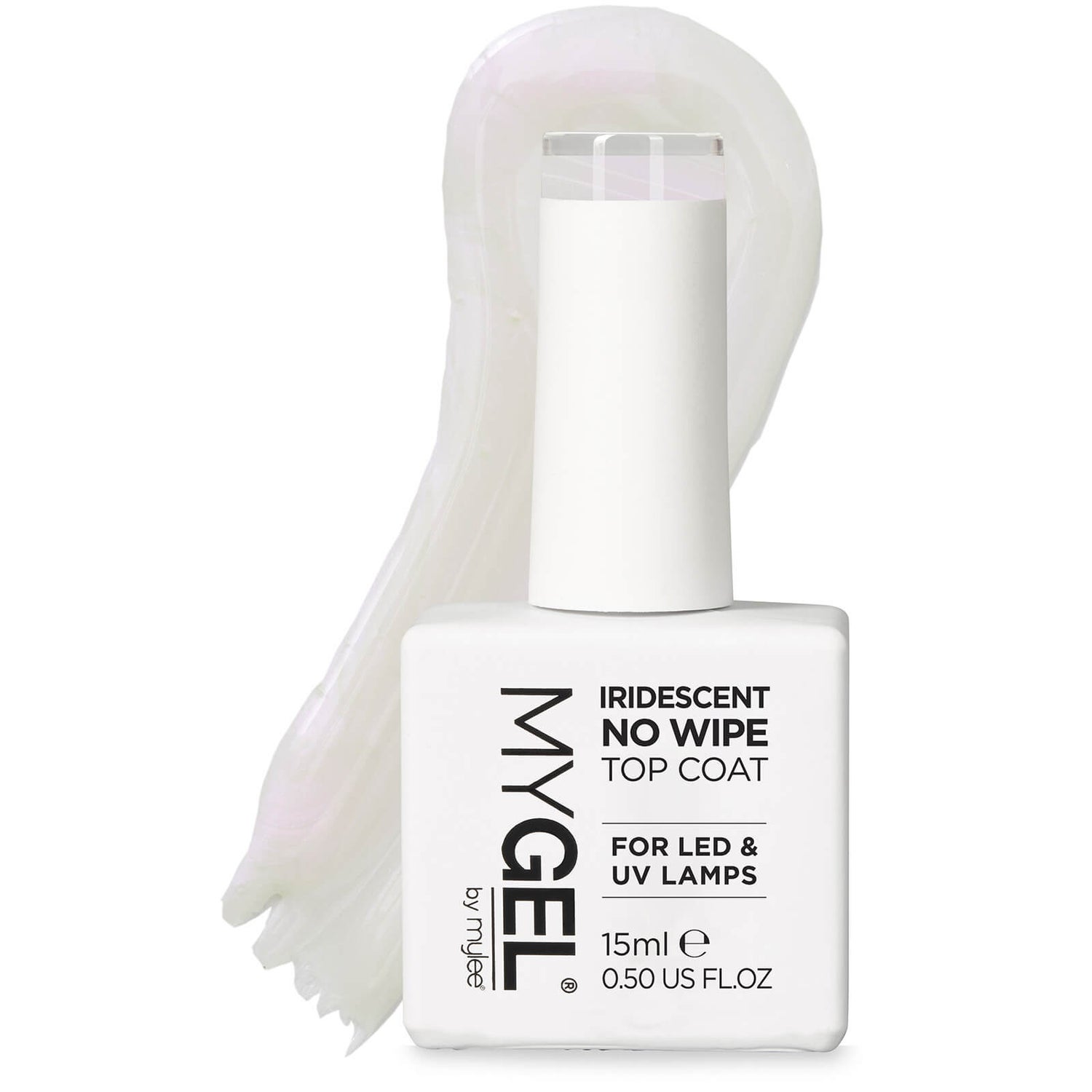 Mylee Iridescent No Wipe Top Coat 15ml LOOKFANTASTIC