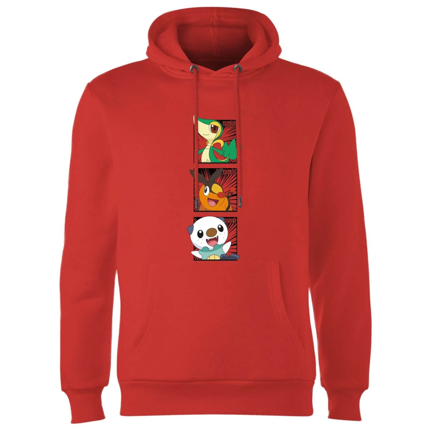 Pokemon Generation 5 Starters Hoodie Red Clothing Zavvi US