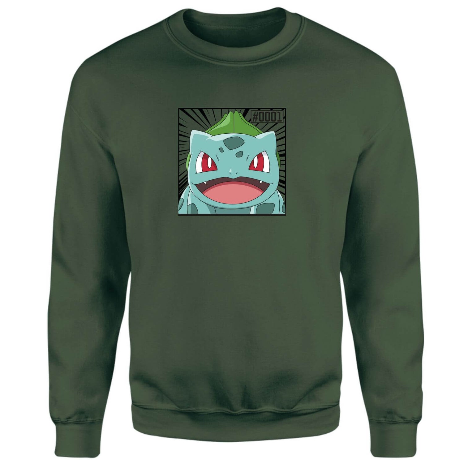 Pokémon Pokédex Bulbasaur 0001 Sweatshirt Green Clothing Zavvi Us