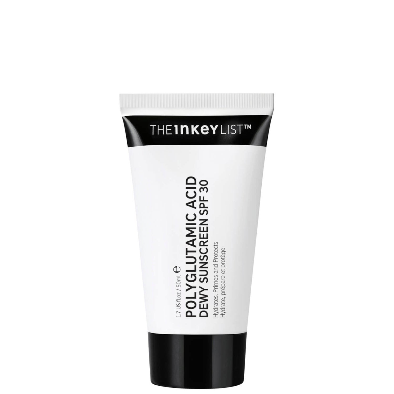 The INKEY List Polyglutamic Acid Dewy Sunscreen SPF30 50ml - LOOKFANTASTIC