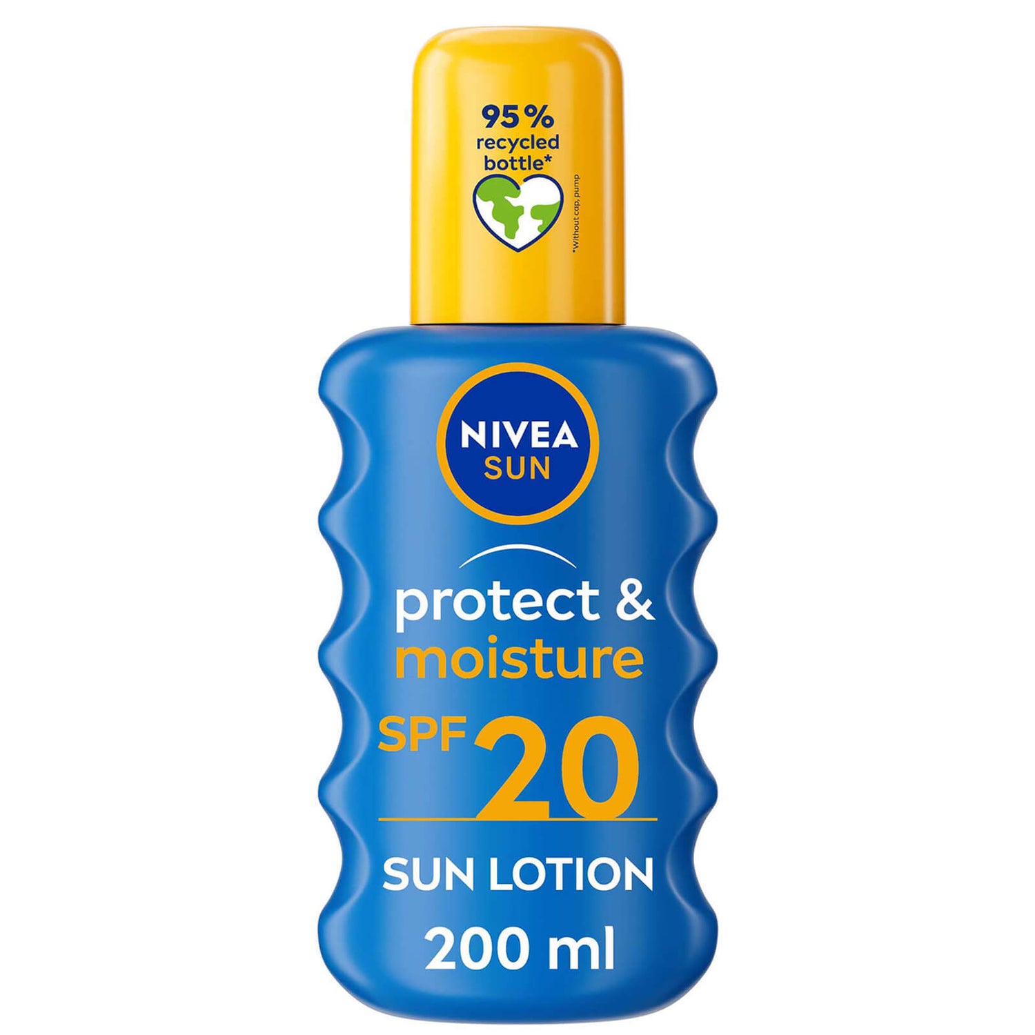 NIVEA SUN Protect & Moisture Sun Cream Spray SPF20 200ml LOOKFANTASTIC