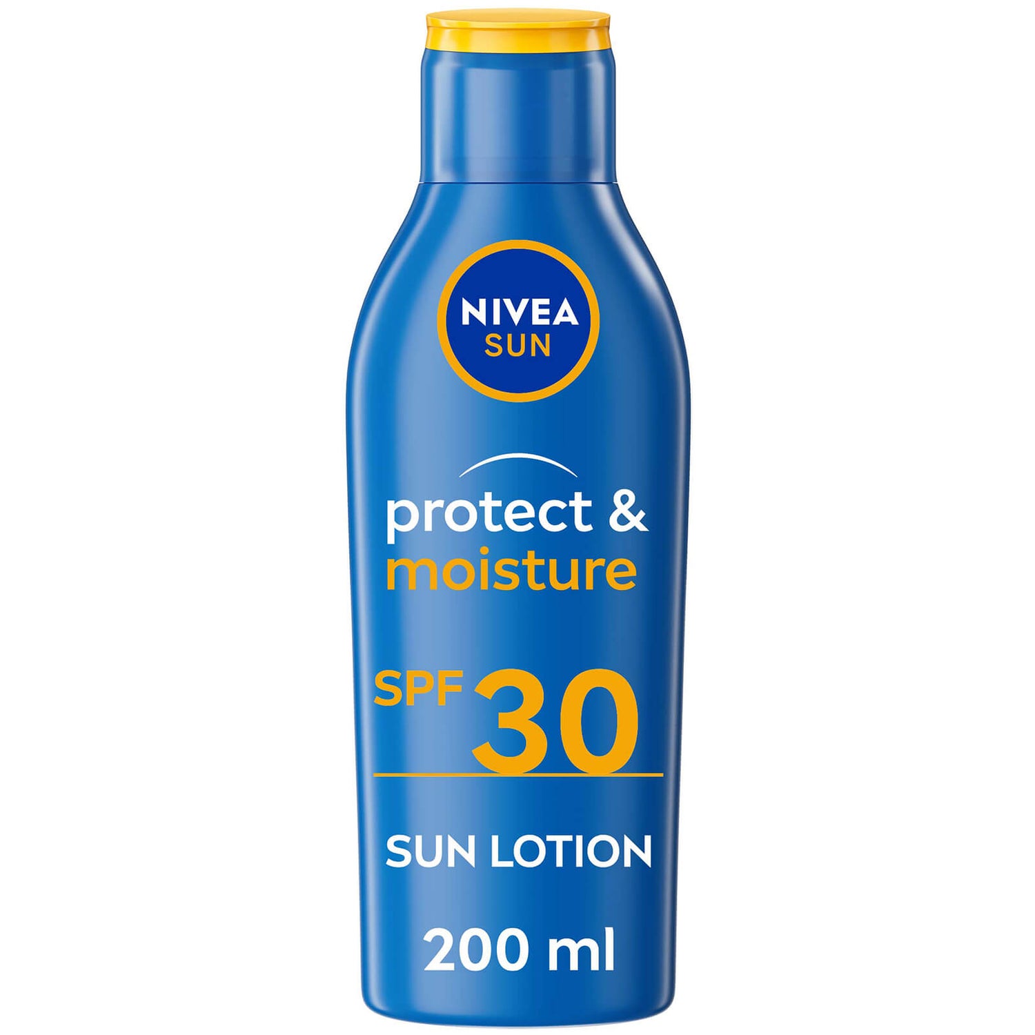 NIVEA SUN Protect & Moisture Sun Cream Lotion SPF30 200ml LOOKFANTASTIC