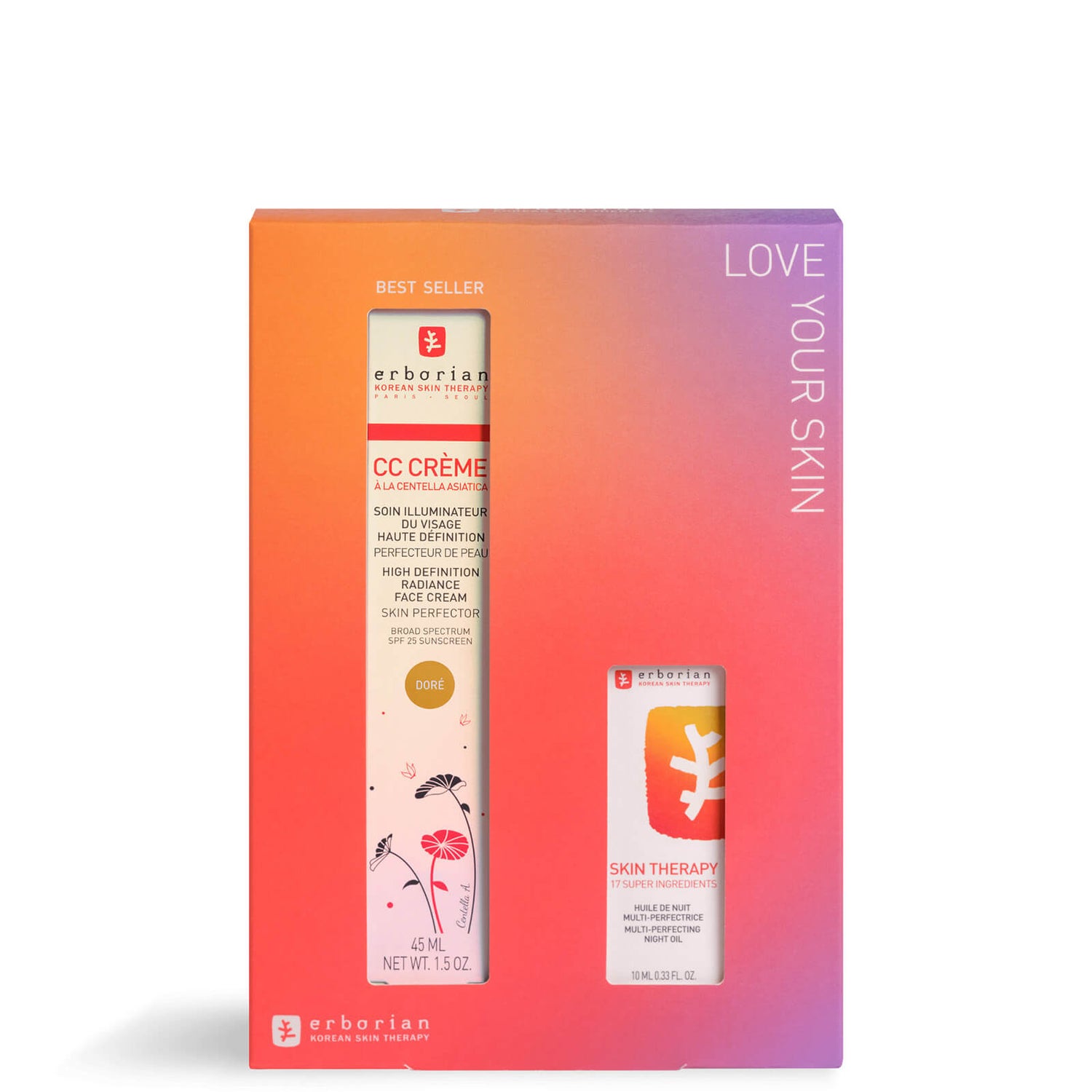 Set "Ama tu piel" Doré CC Cream Doré & Skin Therapy Erborian ES