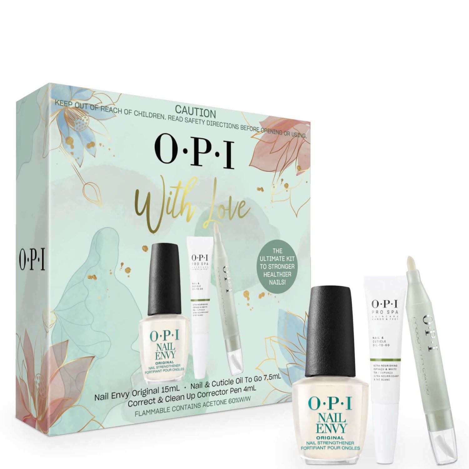 OPI Treatment Gift Set Nail Envy Original, Nail & Cuticle Oil ToGo