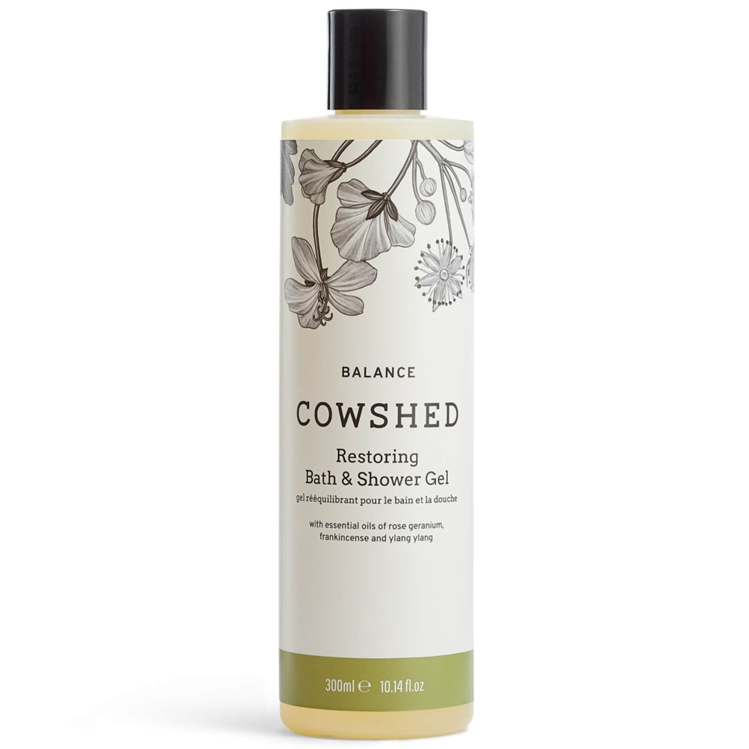 Cowshed BALANCE Restoring Bath and Shower Gel 300ml LOOKFANTASTIC