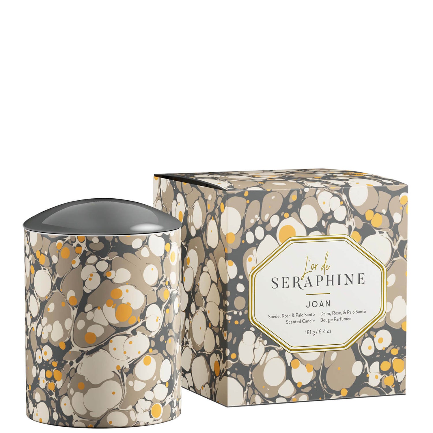 L'or de Seraphine Joan Medium Ceramic Candle 6.4 oz - Dermstore