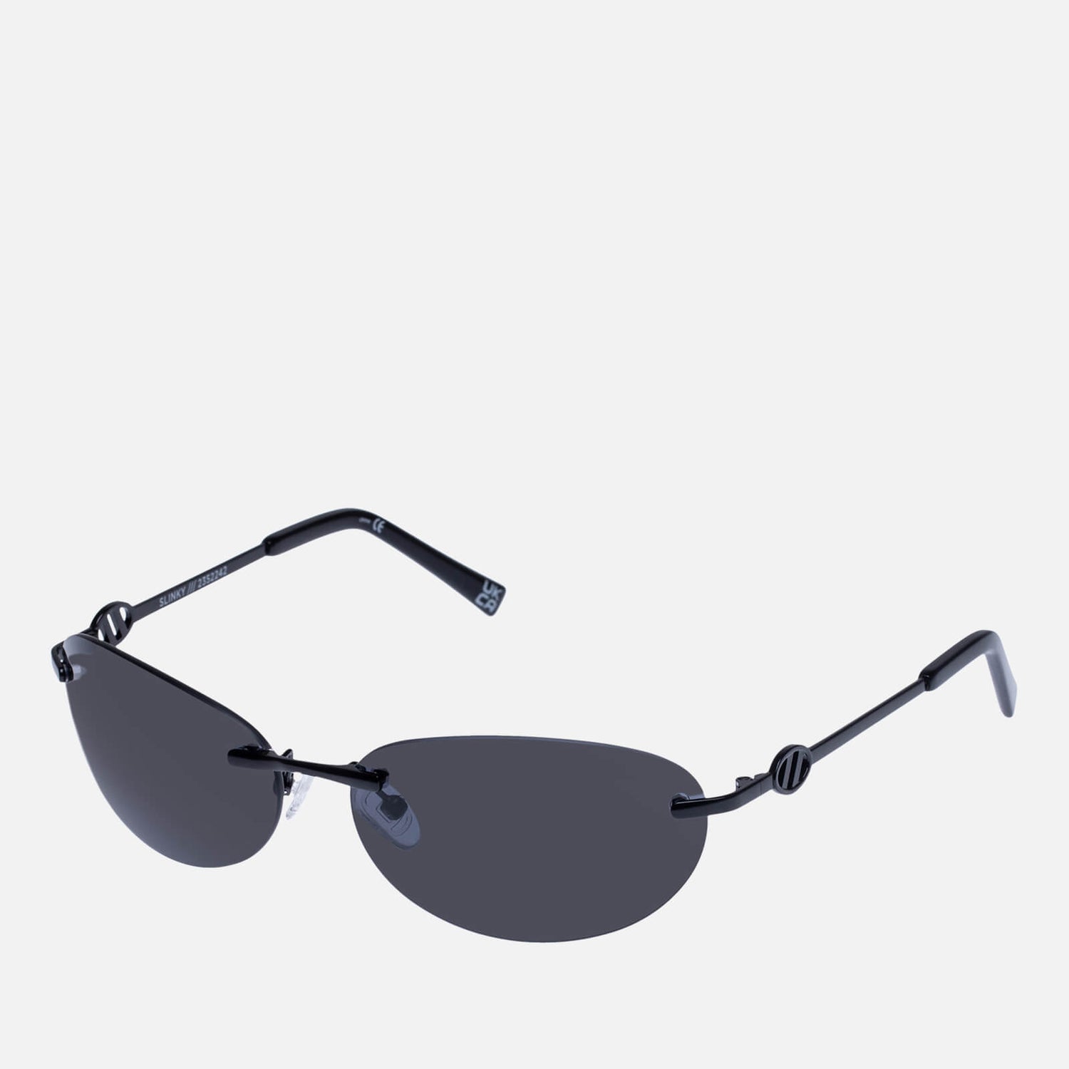 Le Specs SLINKY Oval Metal Sunglasses