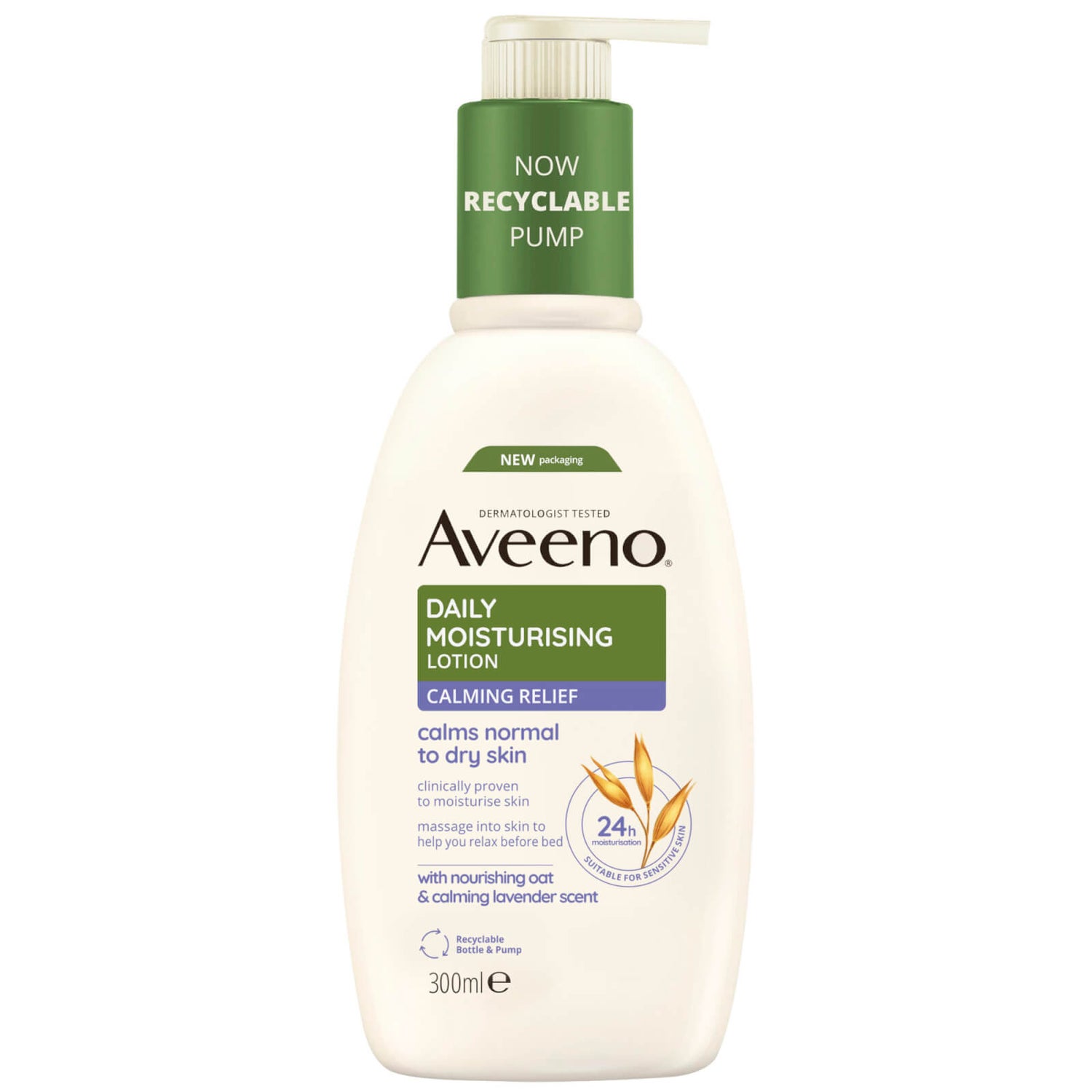 Aveeno Daily Moisturising Calming Relief Lotion 300ml LOOKFANTASTIC