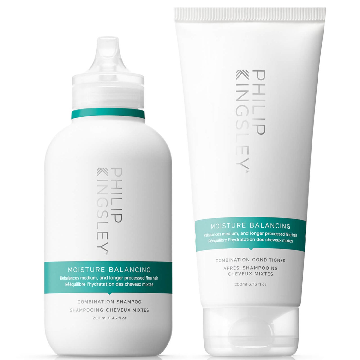Philip Kingsley Moisture Balancing Shampoo 250ml and Conditioner 200ml ...