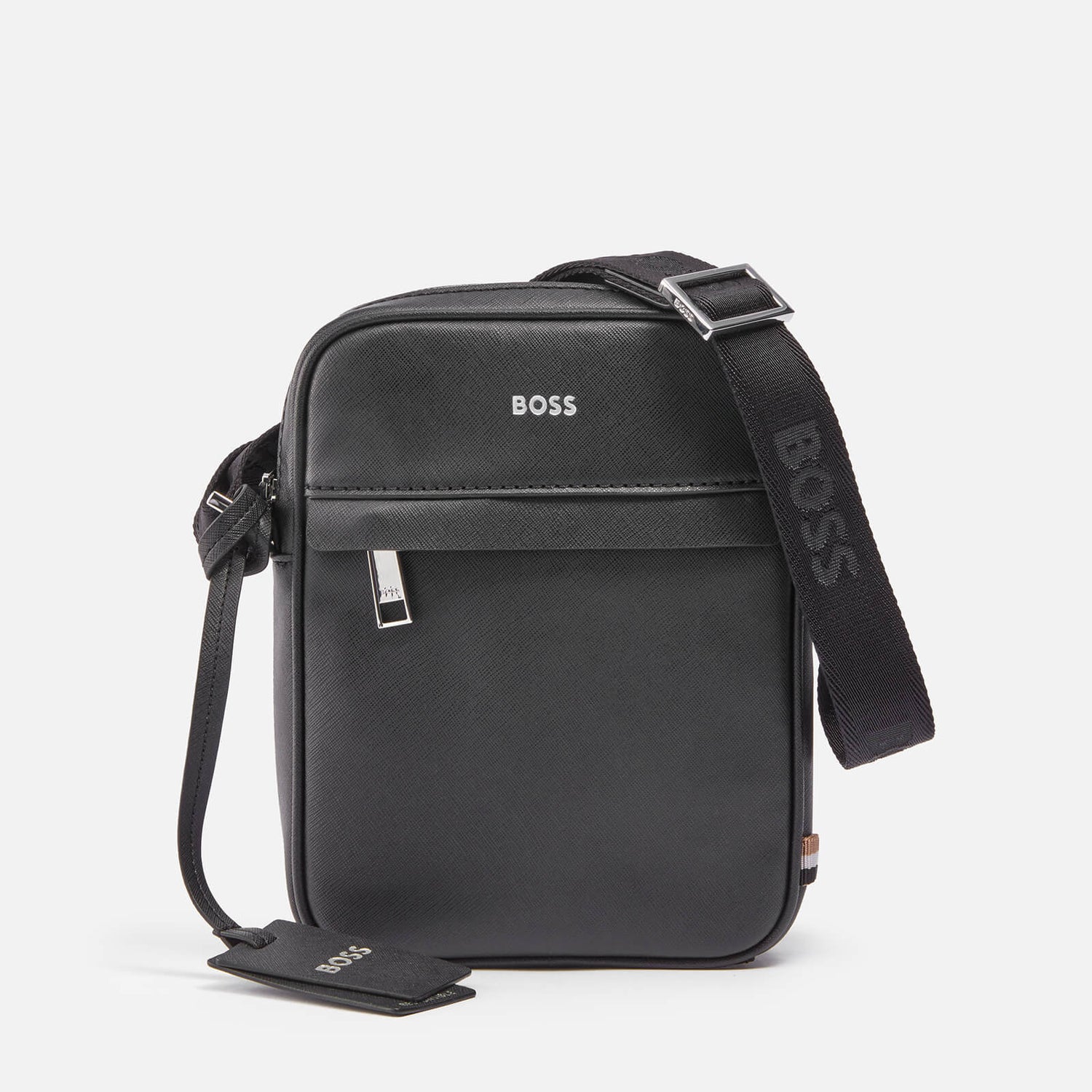 BOSS Zair Regenerated Leather Crossbody Bag | TheHut.com