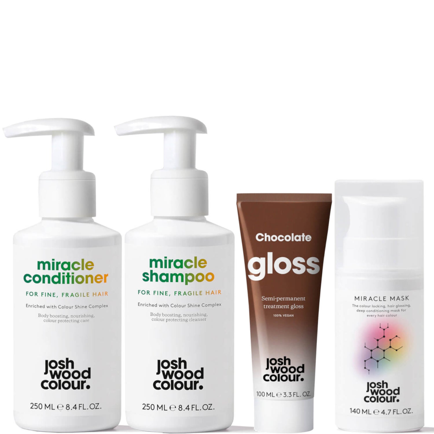Josh Wood Colour Chocolate Gloss and Ultimate Care Bundle