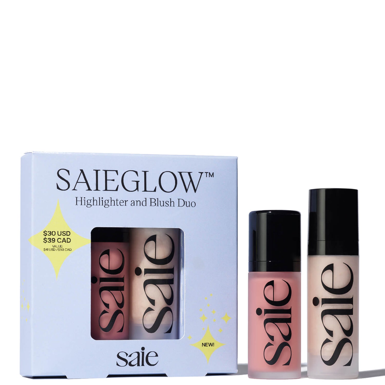 Saie Saieglow Highlighter and Blush Duo Cult Beauty