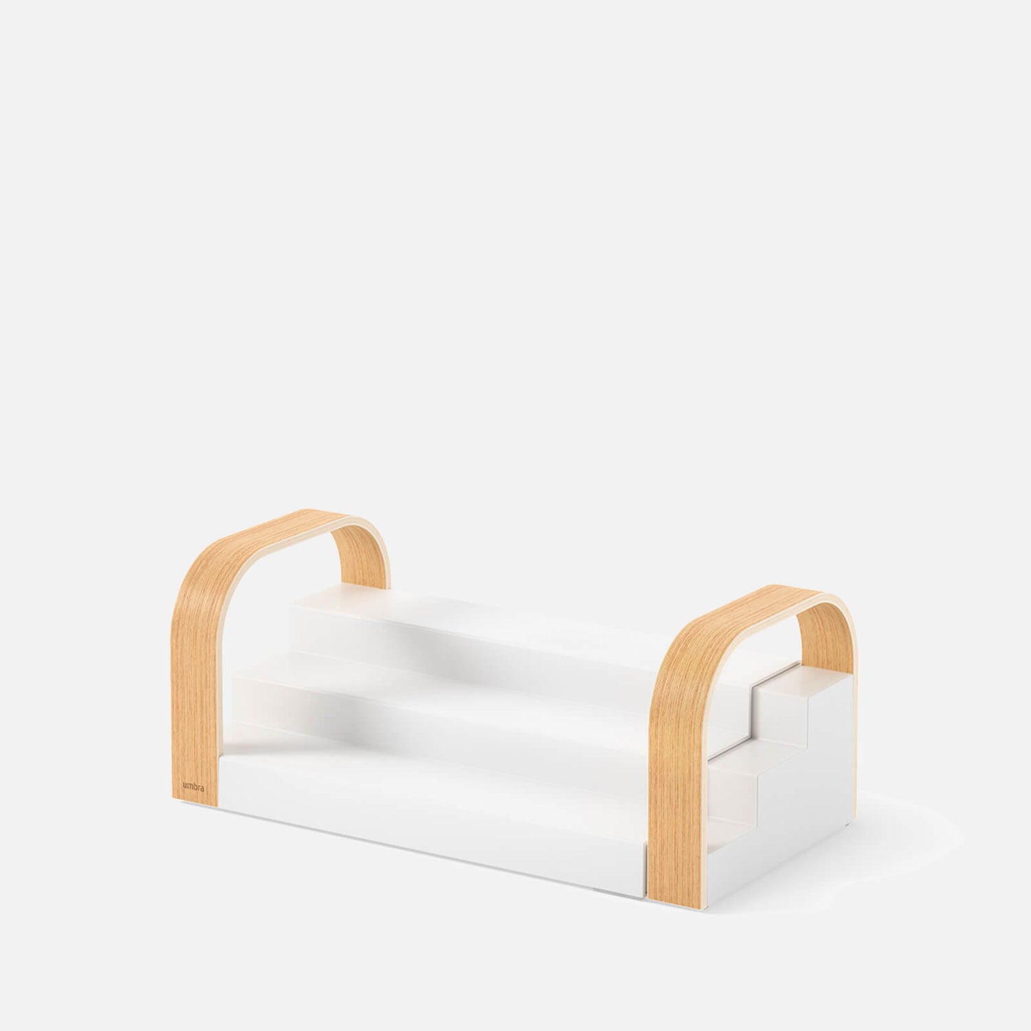 Umbra Bellwood Küchenhalter Mit 3 Fächern - Weiß/Natur Aufbewahrung