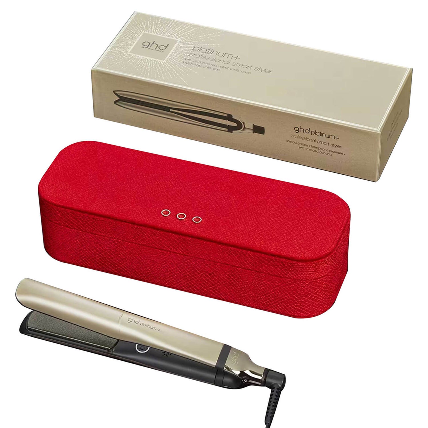 ghd Platinum+ Limited Edition Hair Straightener Champagne Gold