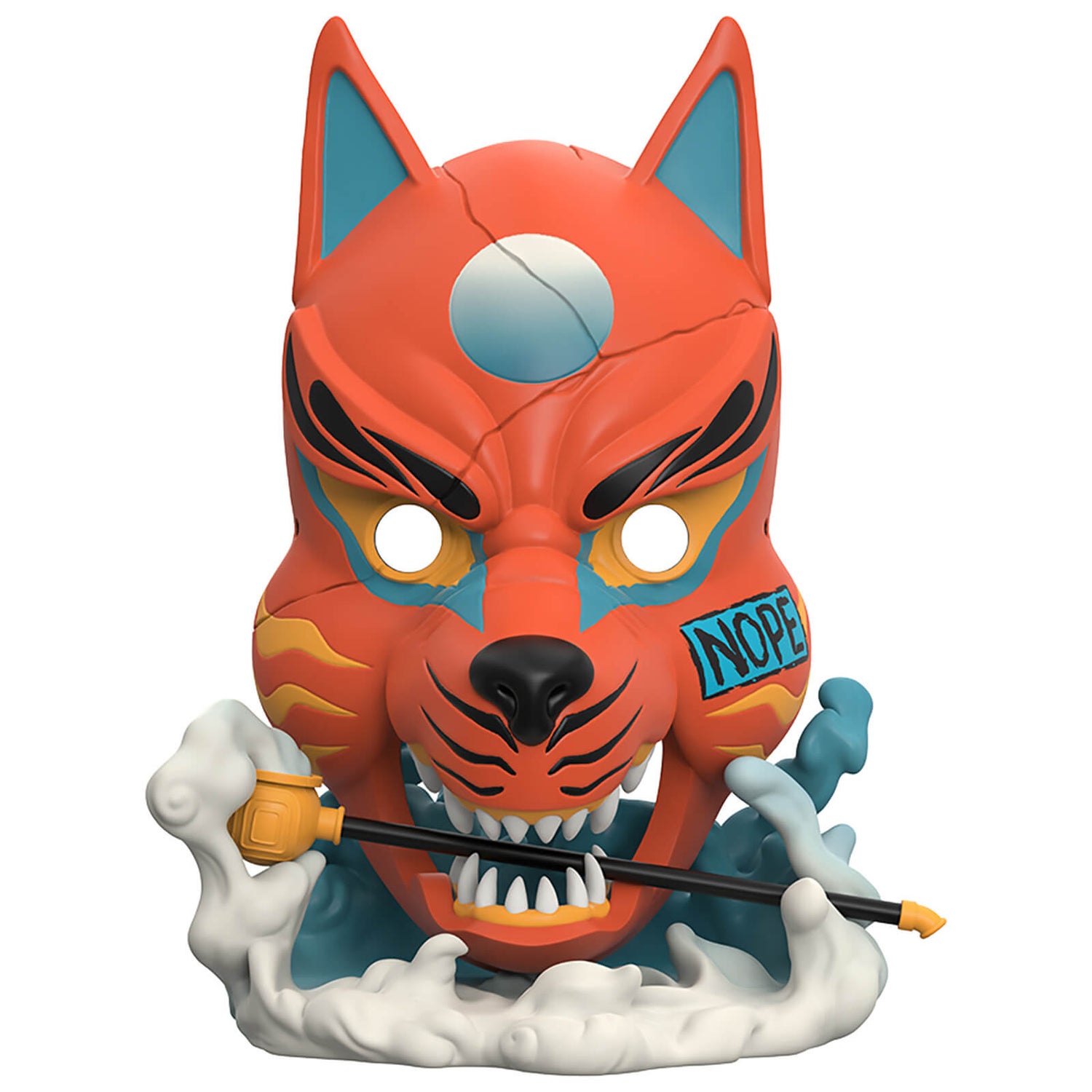 Mighty Jaxx Kitsune Mask (Asagiri Edition) By Jor. Ros retro vibes