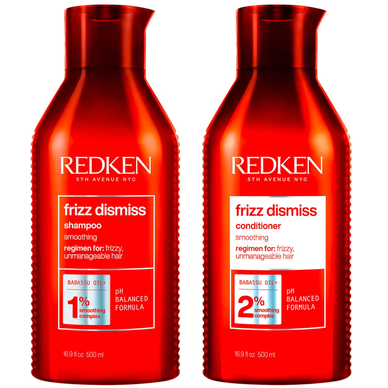 Redken Frizz Dismiss Shampoo and Conditioner Routine To Protect Hair