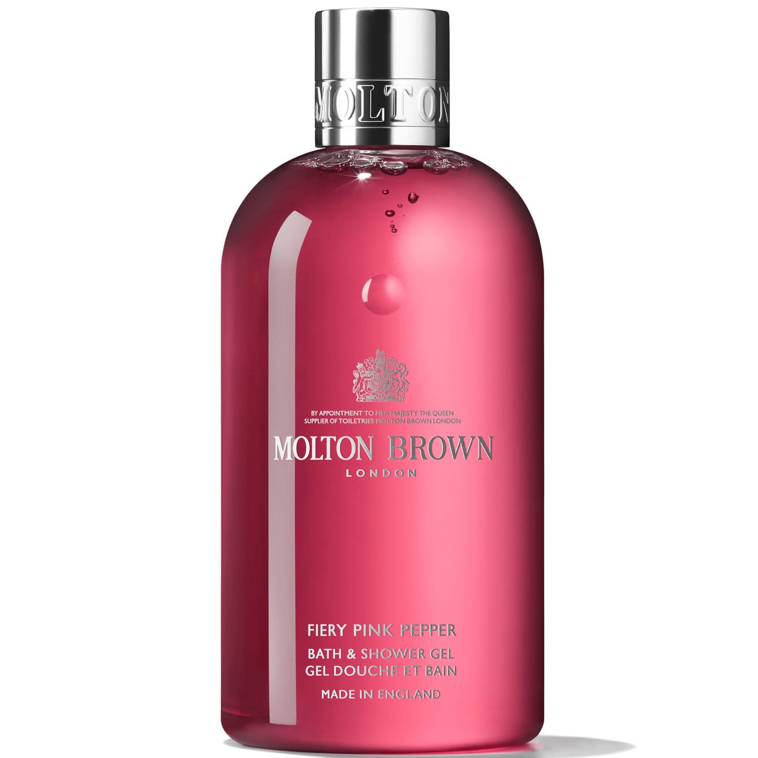 Molton Brown Fiery Pink Pepper Bath and Shower Gel 300ml LOOKFANTASTIC