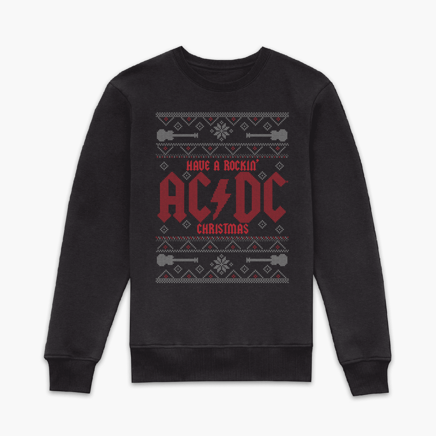 AC/DC Have A Rockin' Christmas Sweatshirt - Black Clothing - Zavvi UK