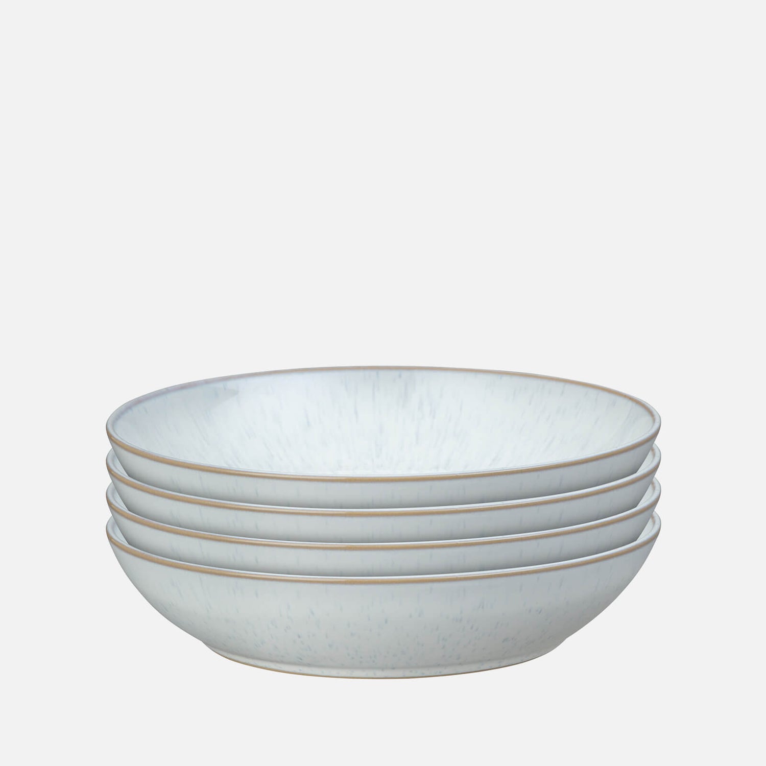 Denby White Speckle Pasta Bowls Set of 4 TheHut.de