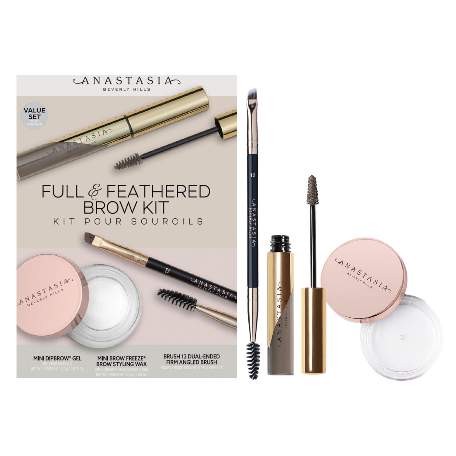 Anastasia Beverly Hills Full And Feathered Brow Kit 2645