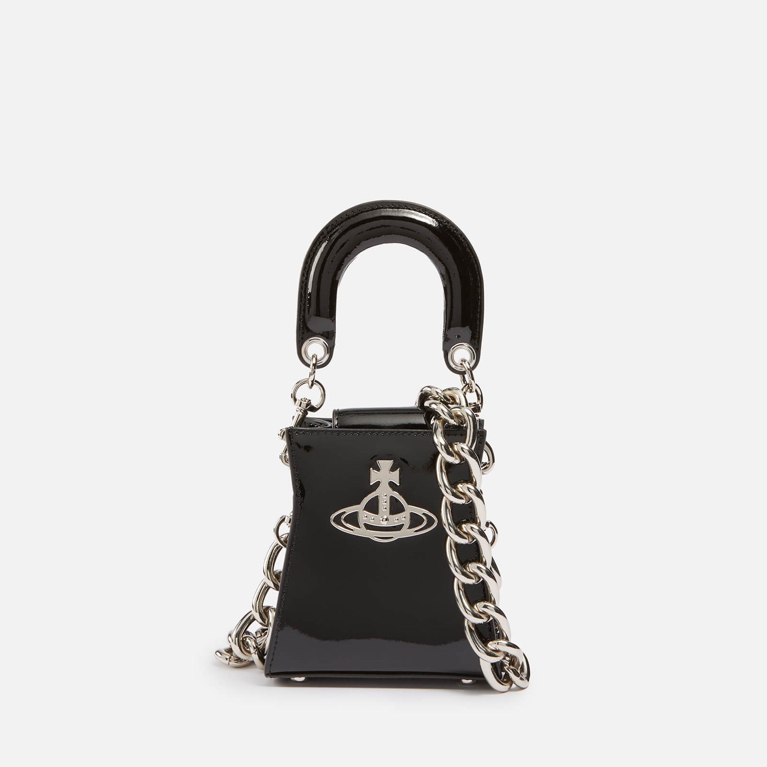 Vivienne Westwood Kelly Small Patent-Leather Tote Bag | 免邮