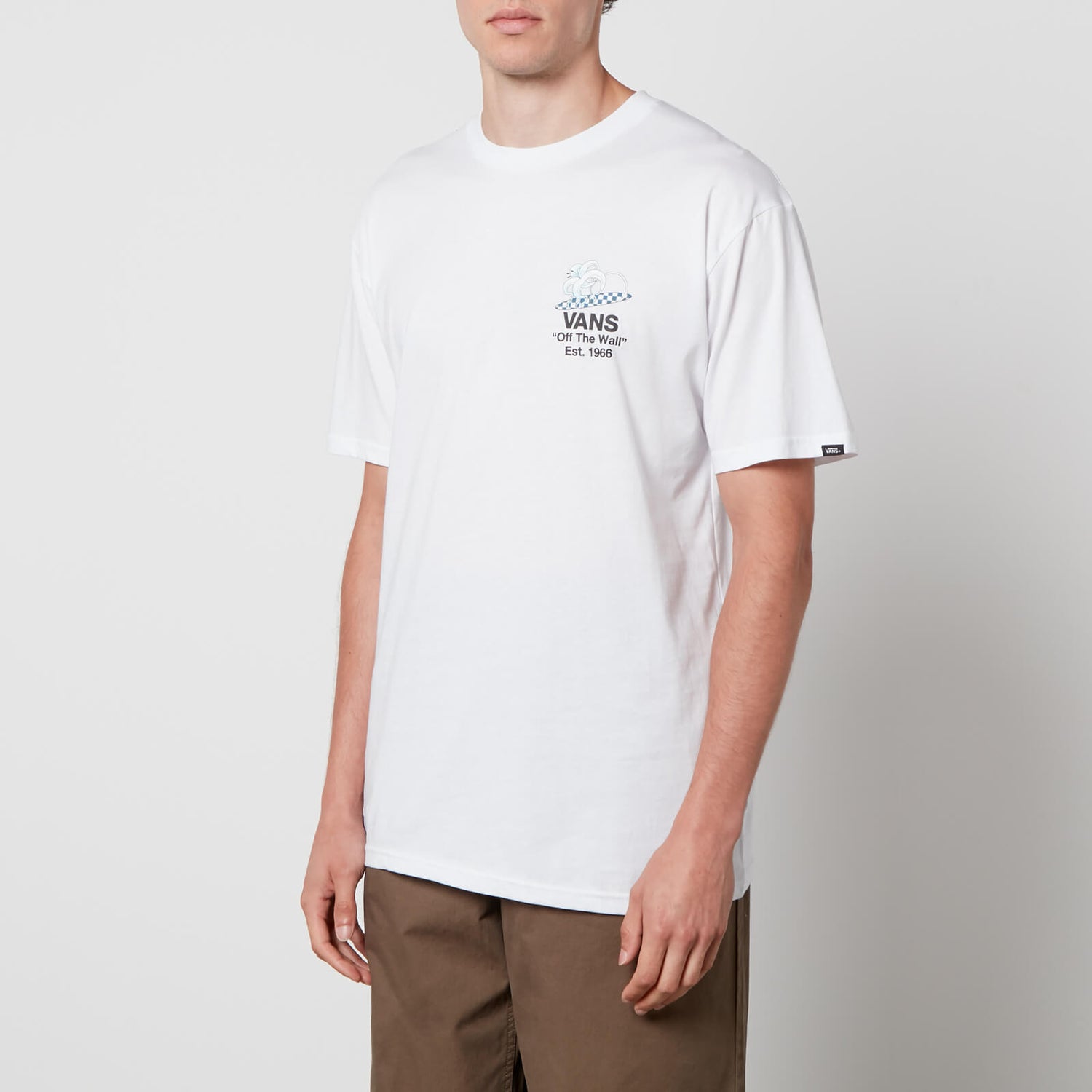 Vans Checkerboard Blooming Cotton-Jersey T-Shirt | TheHut.com