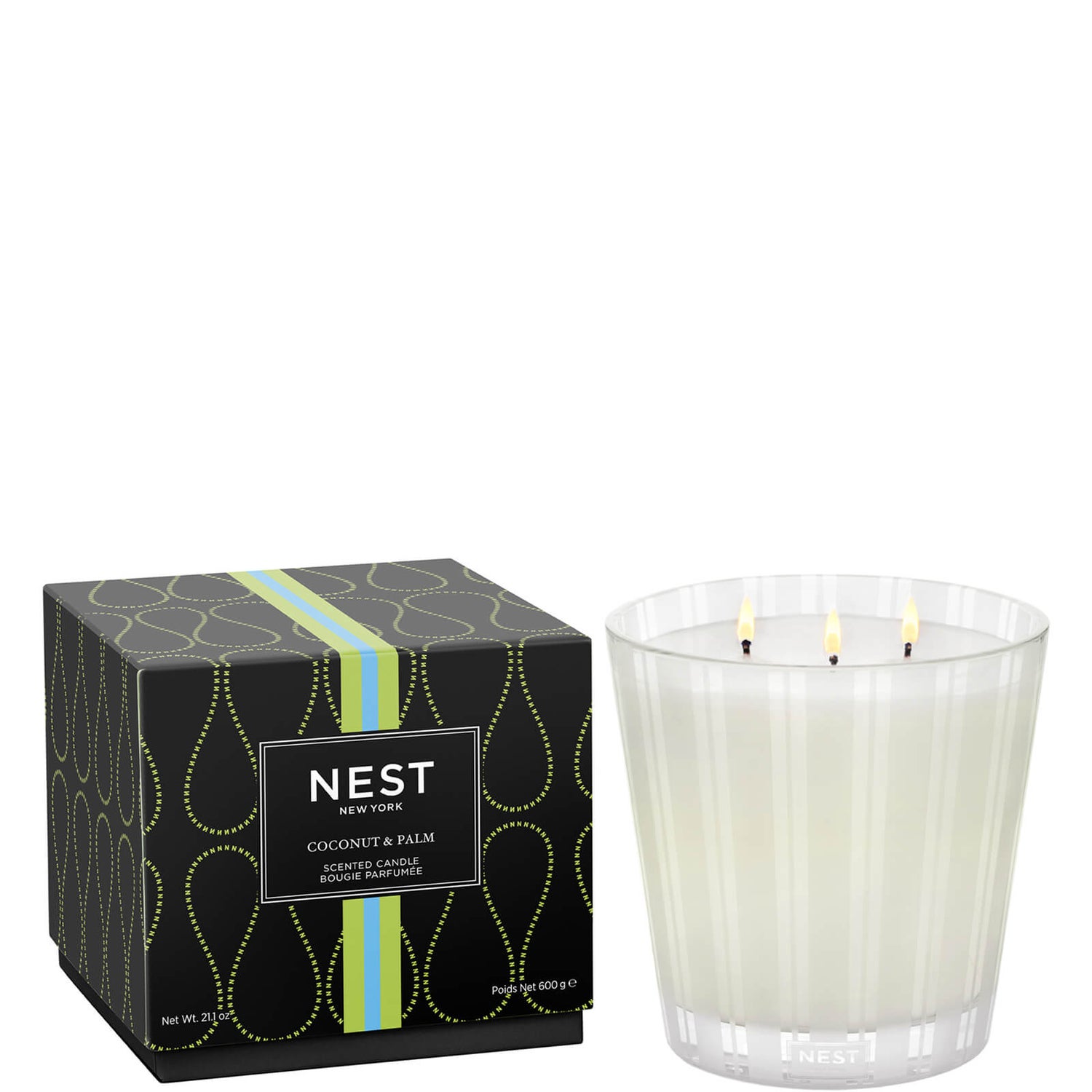 NEST New York Coconut and Palm 3Wick Candle 600g Dermstore