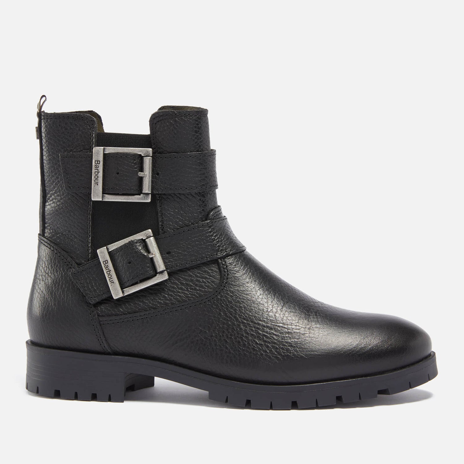 Barbour Marina Leather Biker Boots | TheHut.com