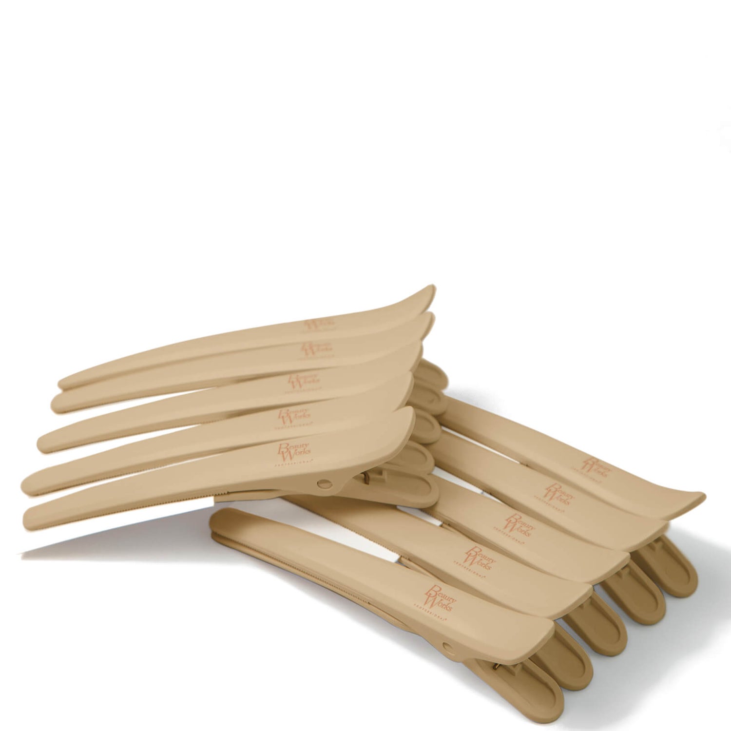 Beauty Works Gold Pin Curl Clips 10 Pack LOOKFANTASTIC