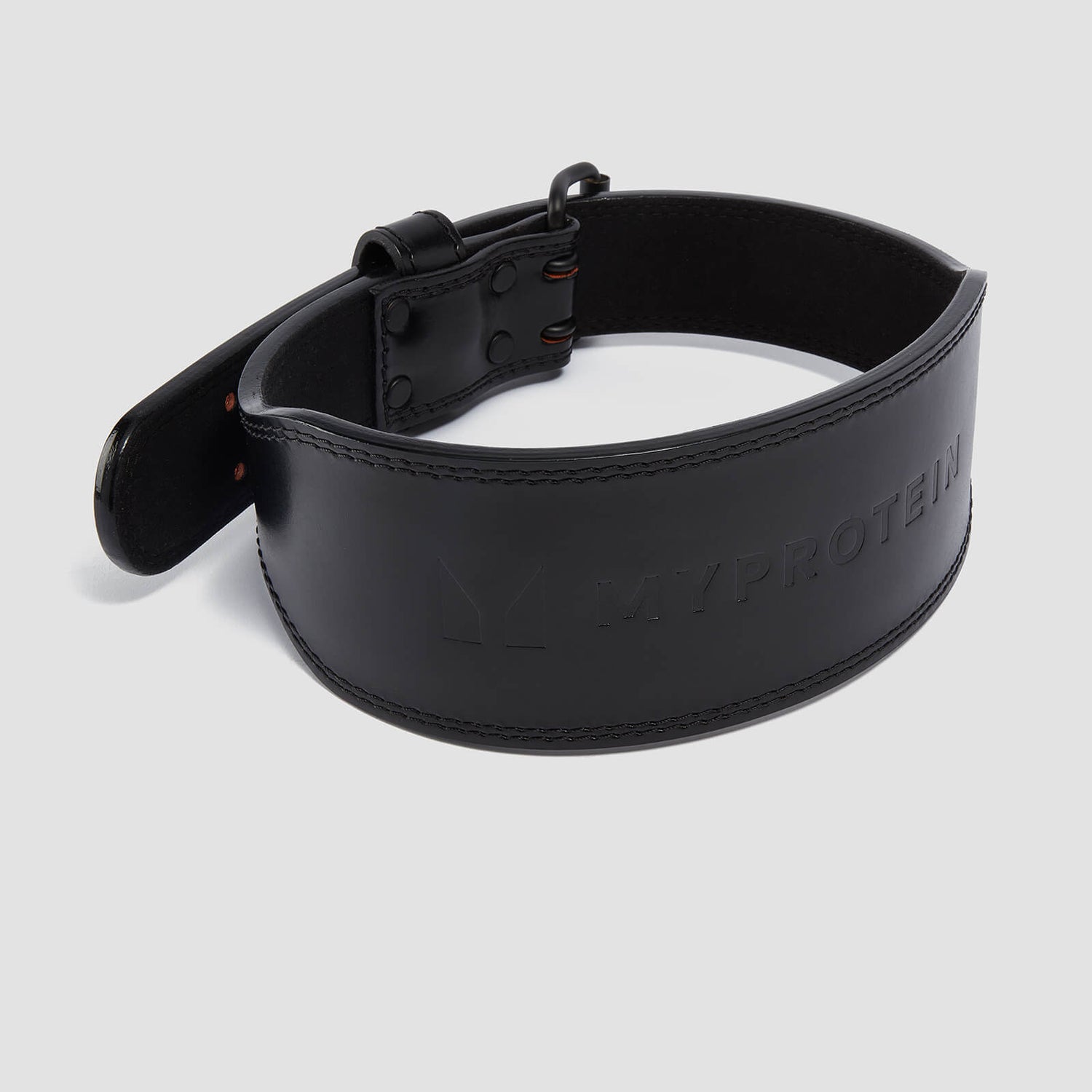 Myprotein Leather Lifting Belt Black MYPROTEIN™