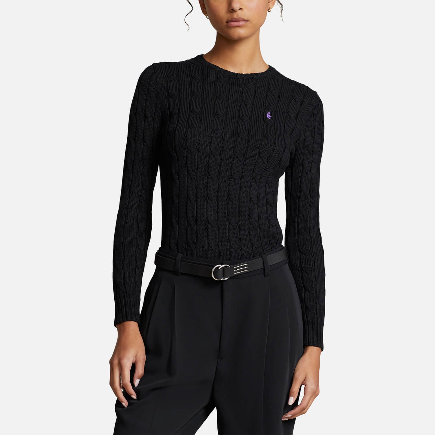 Polo Ralph Lauren Julianna Cable-Knit Cotton Jumper | TheHut.com