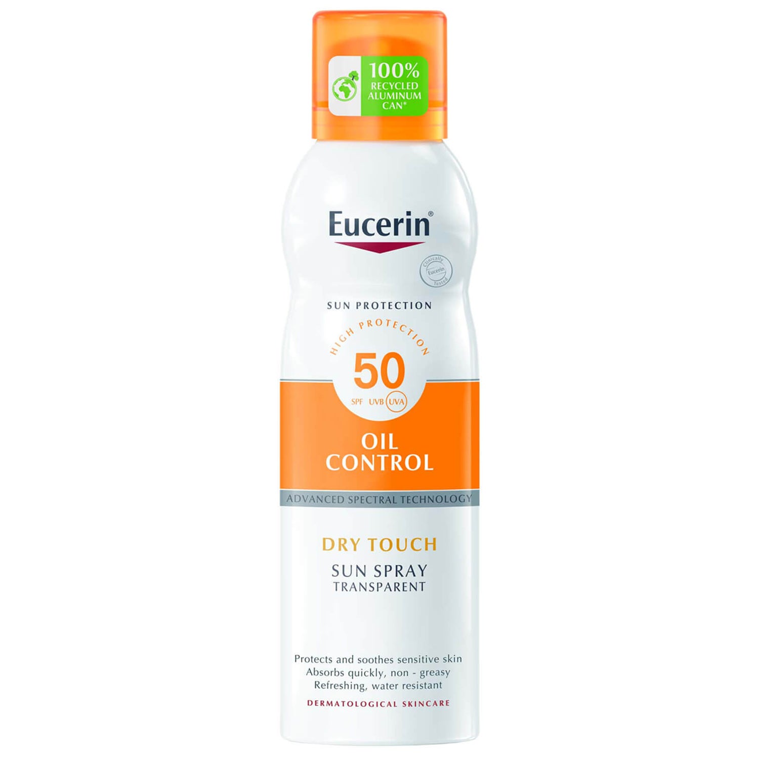 Eucerin Sensitive Protect Transparent Dry Touch Sun Spray SPF50 200ml ...