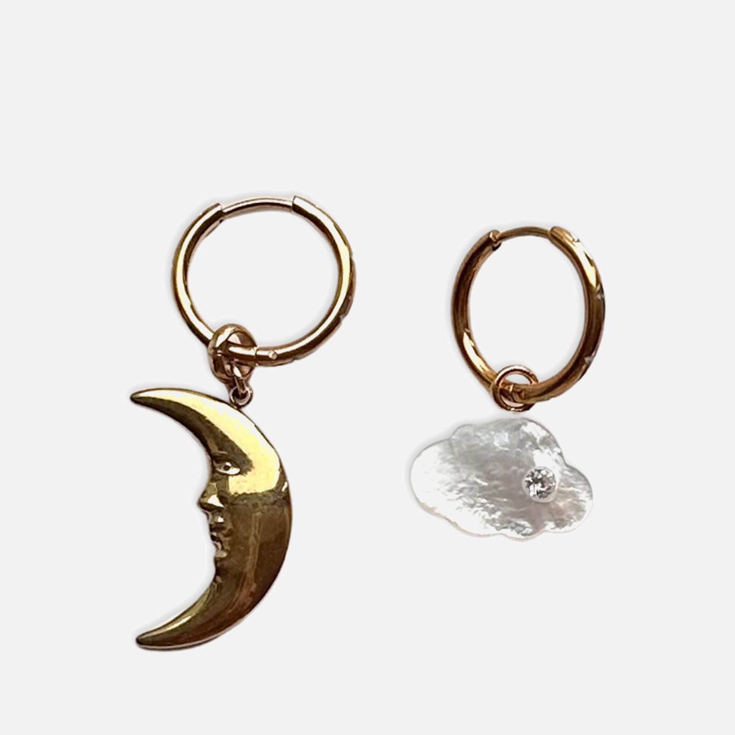 Notte Dreaming Luna GoldPlated Earrings