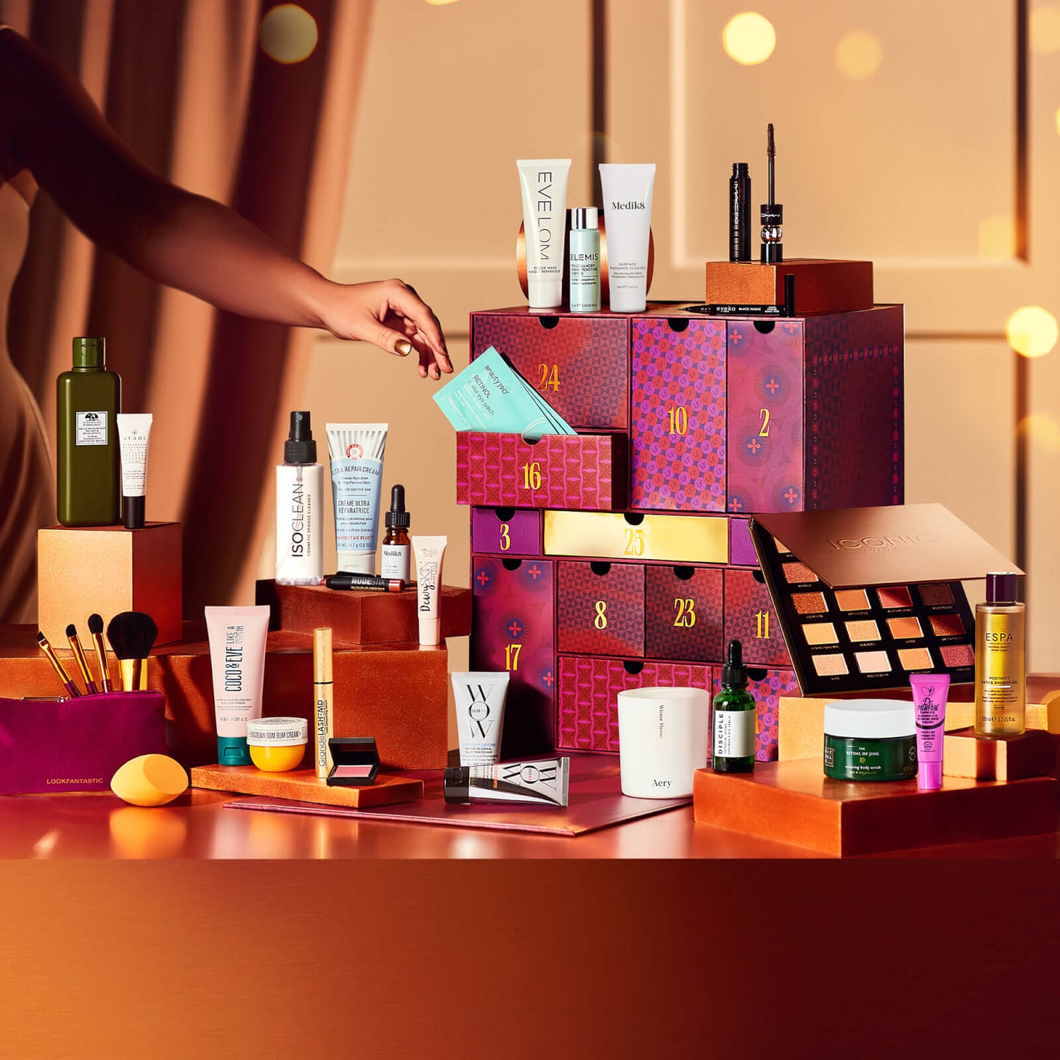LOOKFANTASTIC Beauty Advent Calendar 2023 Bundle x 3 (Each Advent Worth