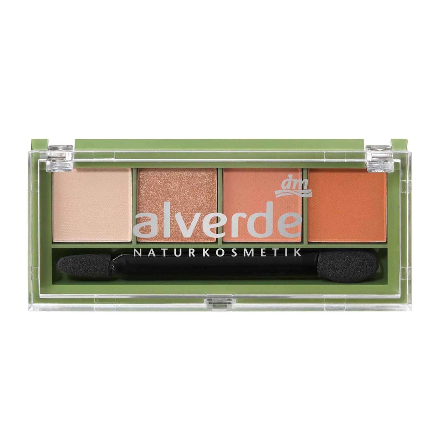 Benecos Quattro Eyeshadow Palette Smokey Eyes – Naturkosmetik, Vegan, Mit Bio-Rizinusöl, BDIH Zertifiziert
