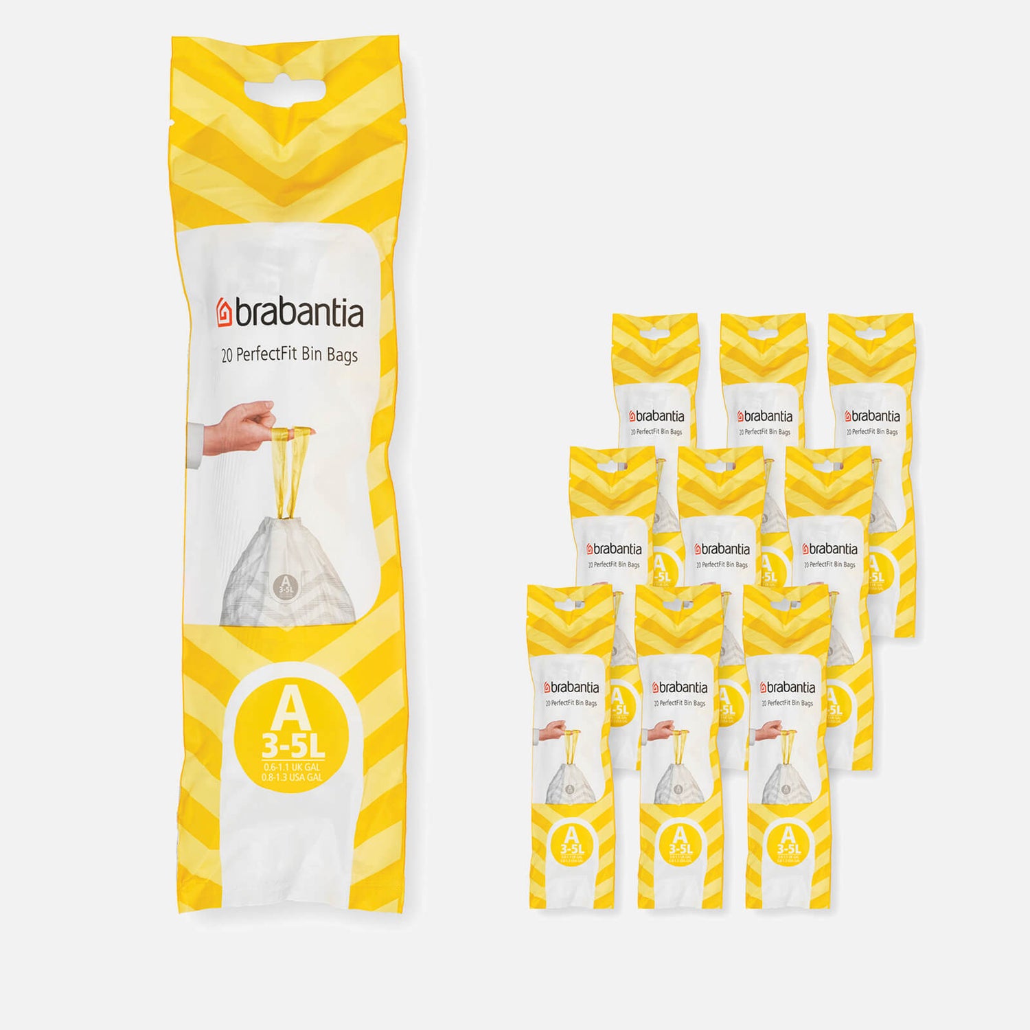 Brabantia PerfectFit Bin Bags Code A3L200 Bags