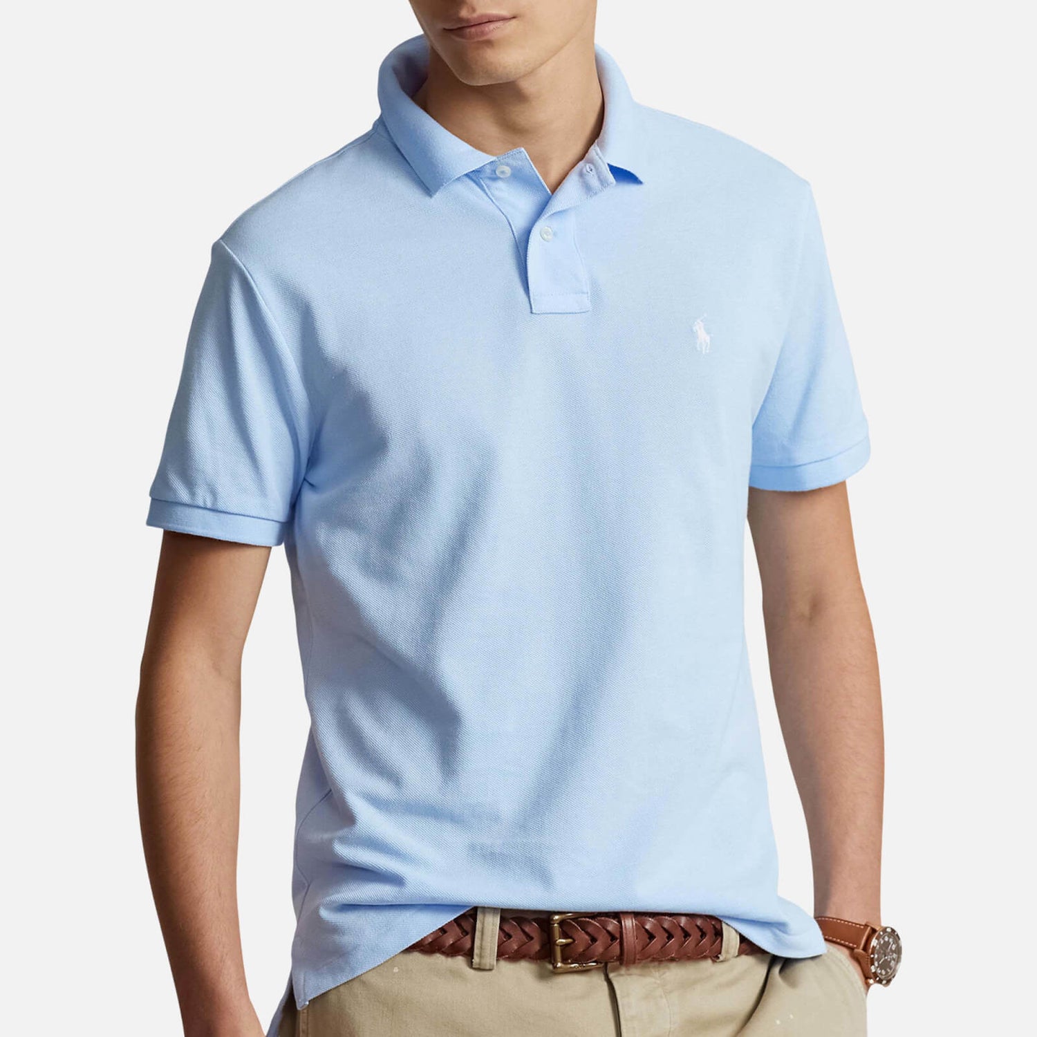 Polo Ralph Lauren Custom Slim-Fit Cotton Polo Shirt | TheHut.com