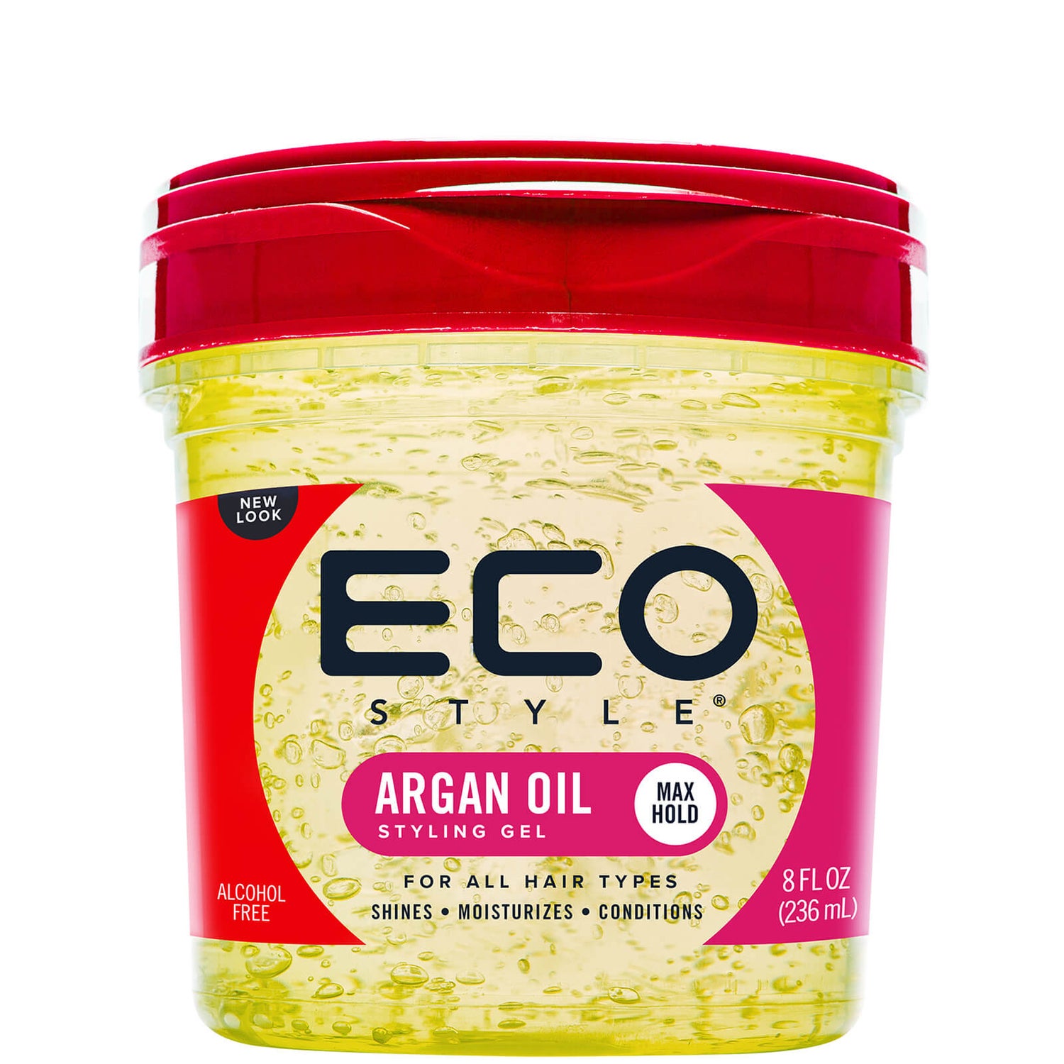 EcoStyle Moroccan Argan Oil Styling Gel 236ml LOOKFANTASTIC