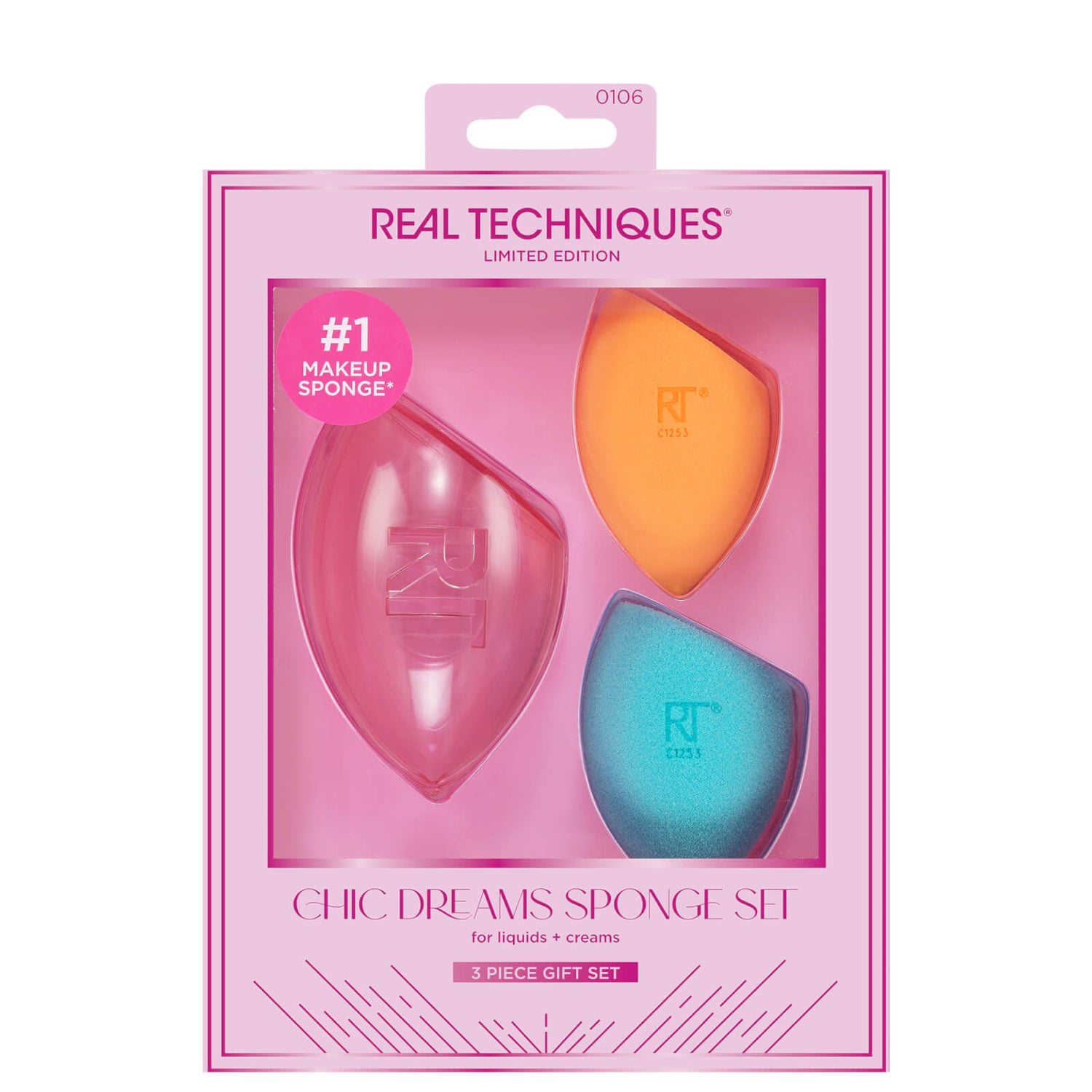 Real Techniques Chic Dreams Sponge Set - Spedizione GRATIS
