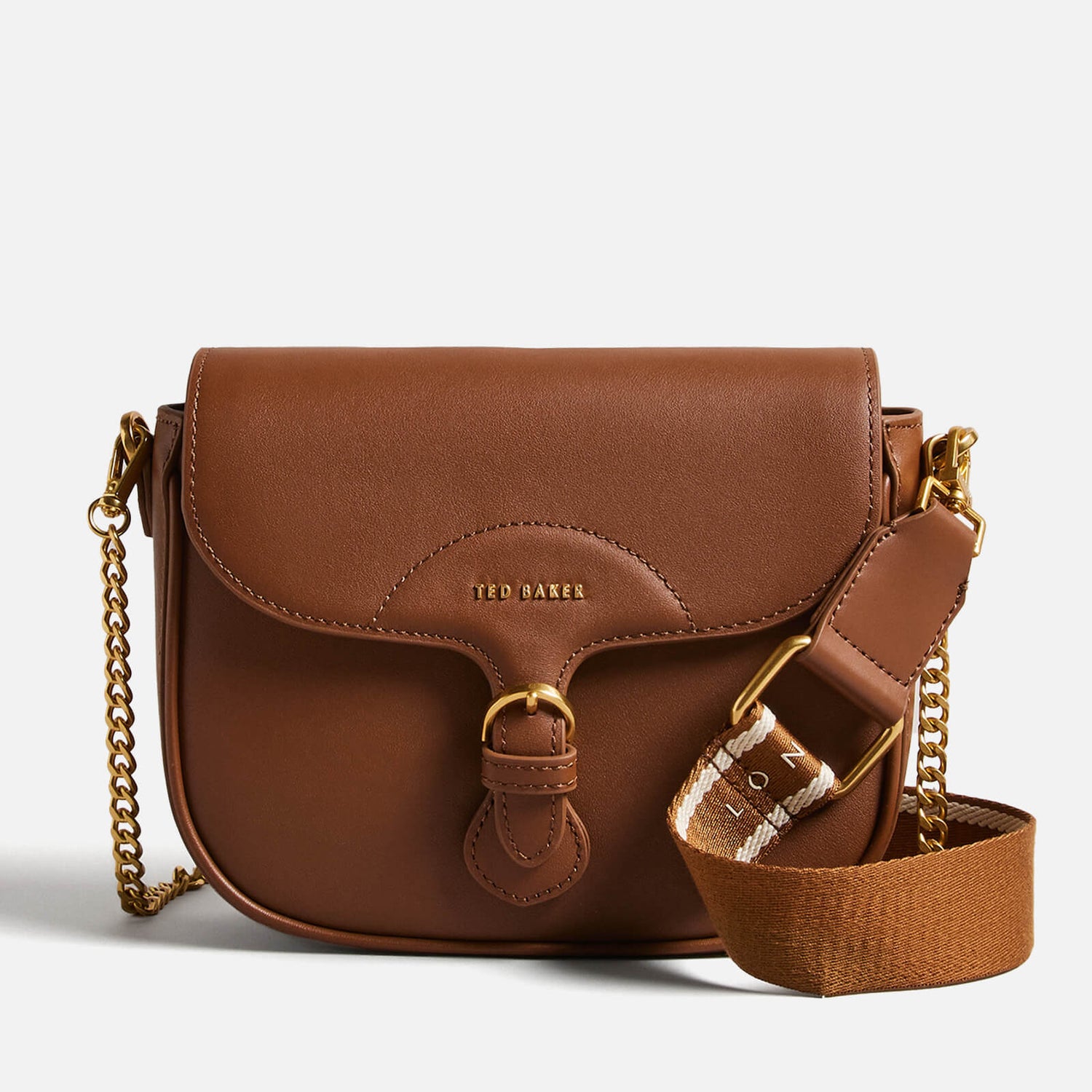 Ted Baker Women's Esia Saddle Cross Body Bag Brown 免邮