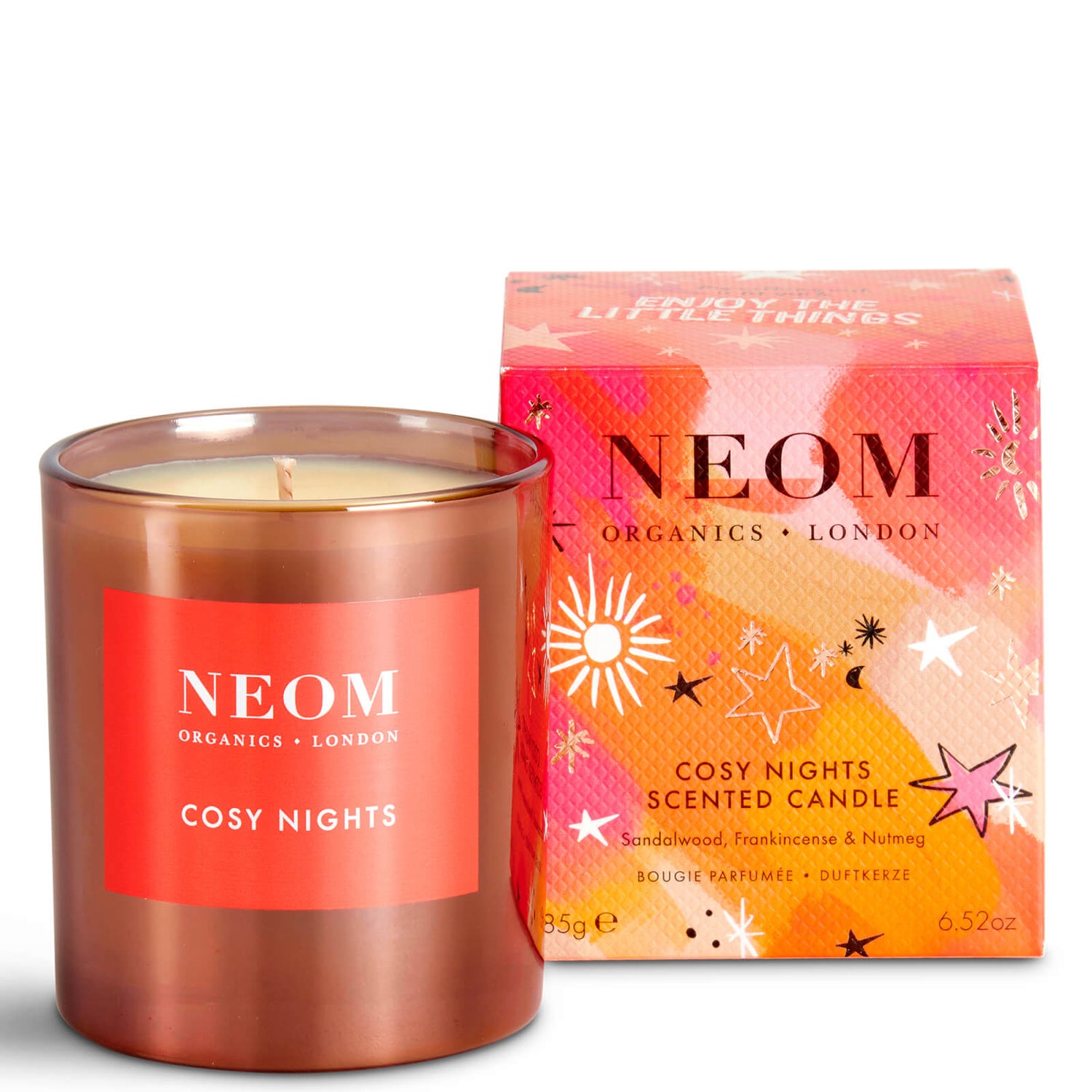 NEOM Cosy Nights 1 Wick Candle 185g LOOKFANTASTIC