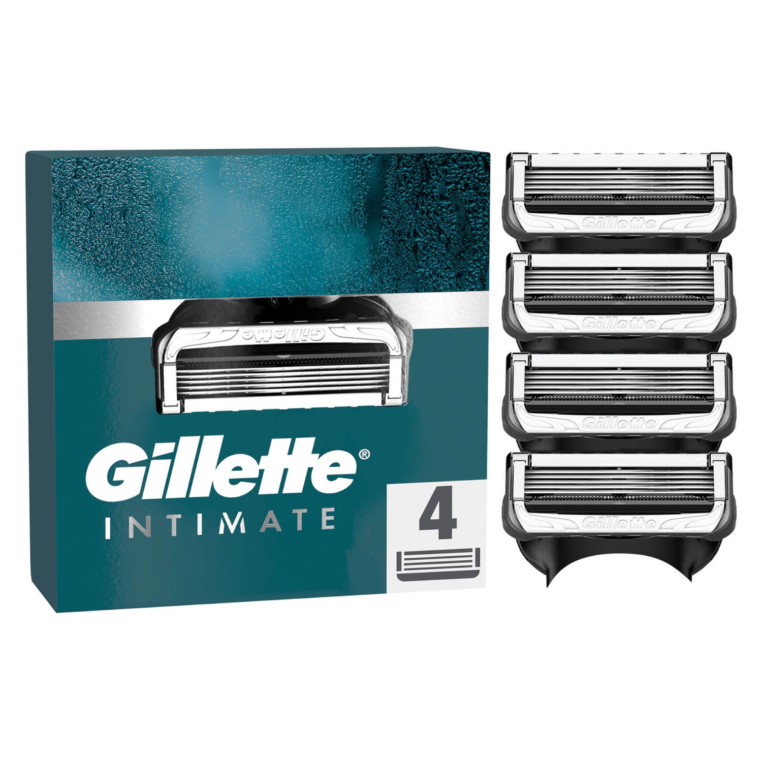 Gillette Intimate Razor Blades Pubic Hair Removal Blades